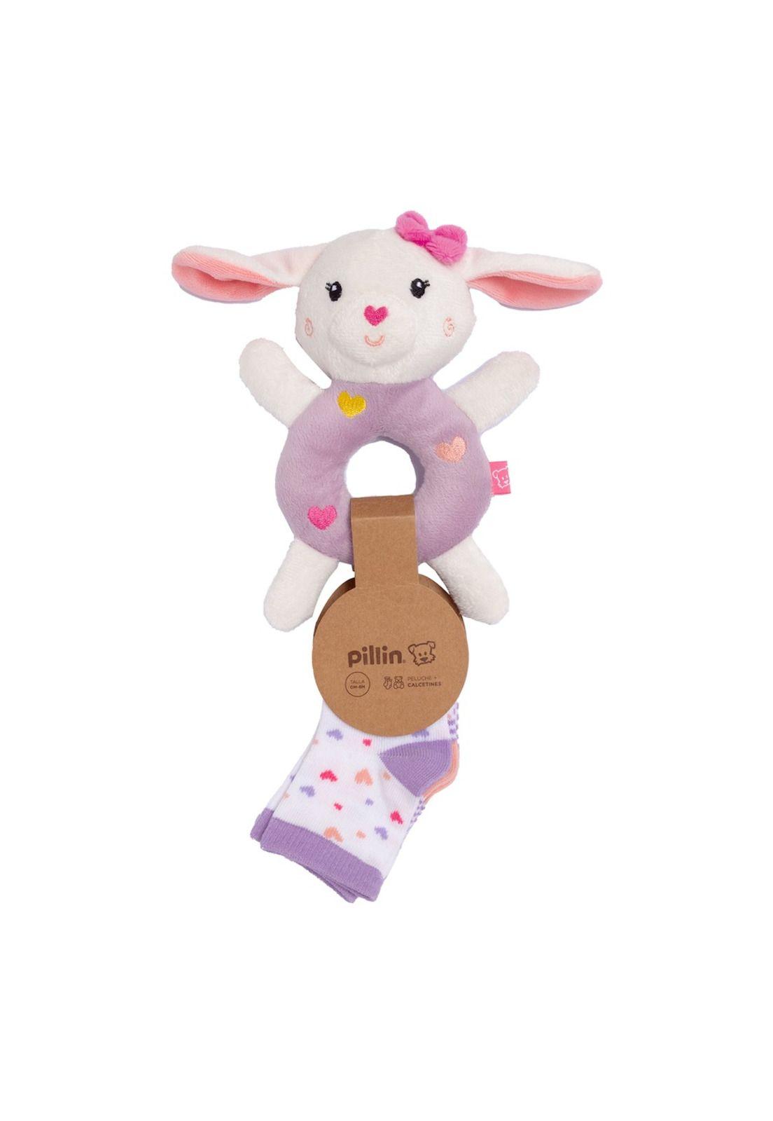 Cascabel Bebe Niña Morado Pillin-0