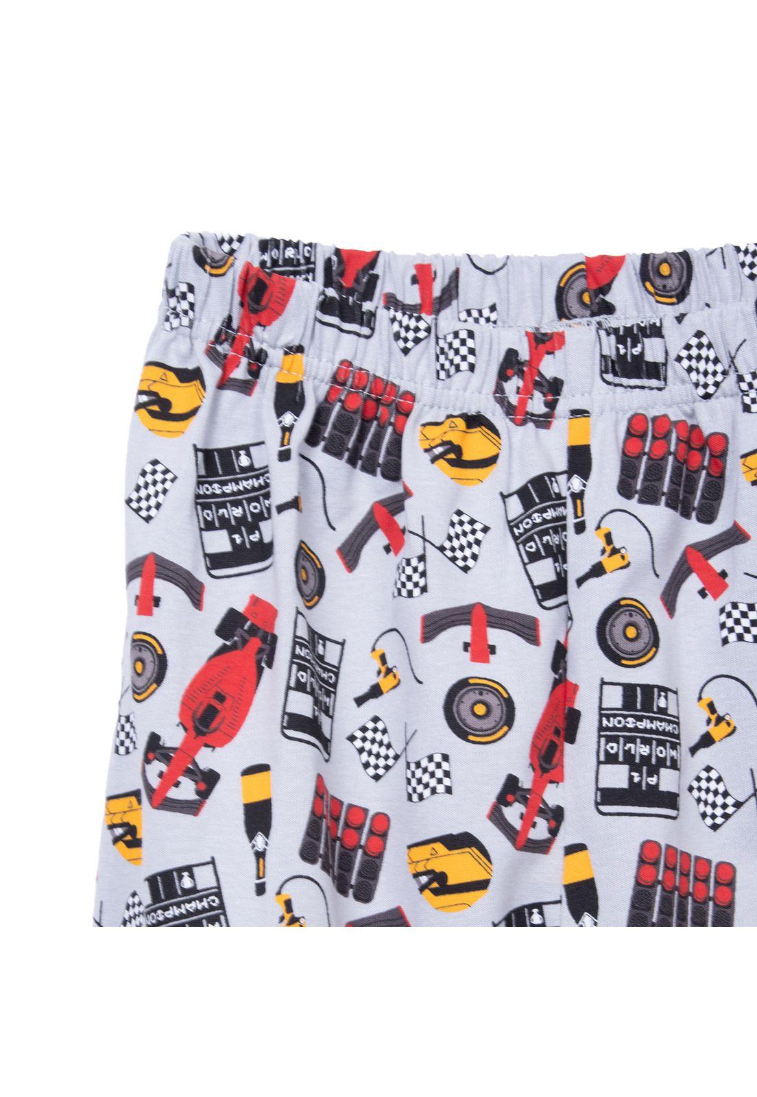 Pijama  Gris Niño Pillin (PVD403-26GRI)-3