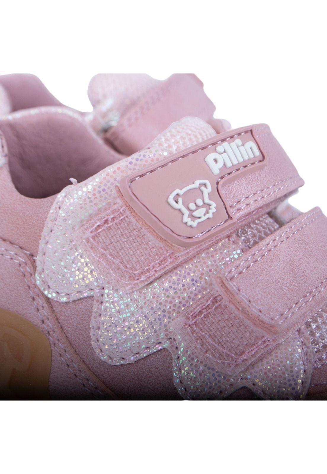 Zapato Clasico Bebe Niña Rosado Pillin-4
