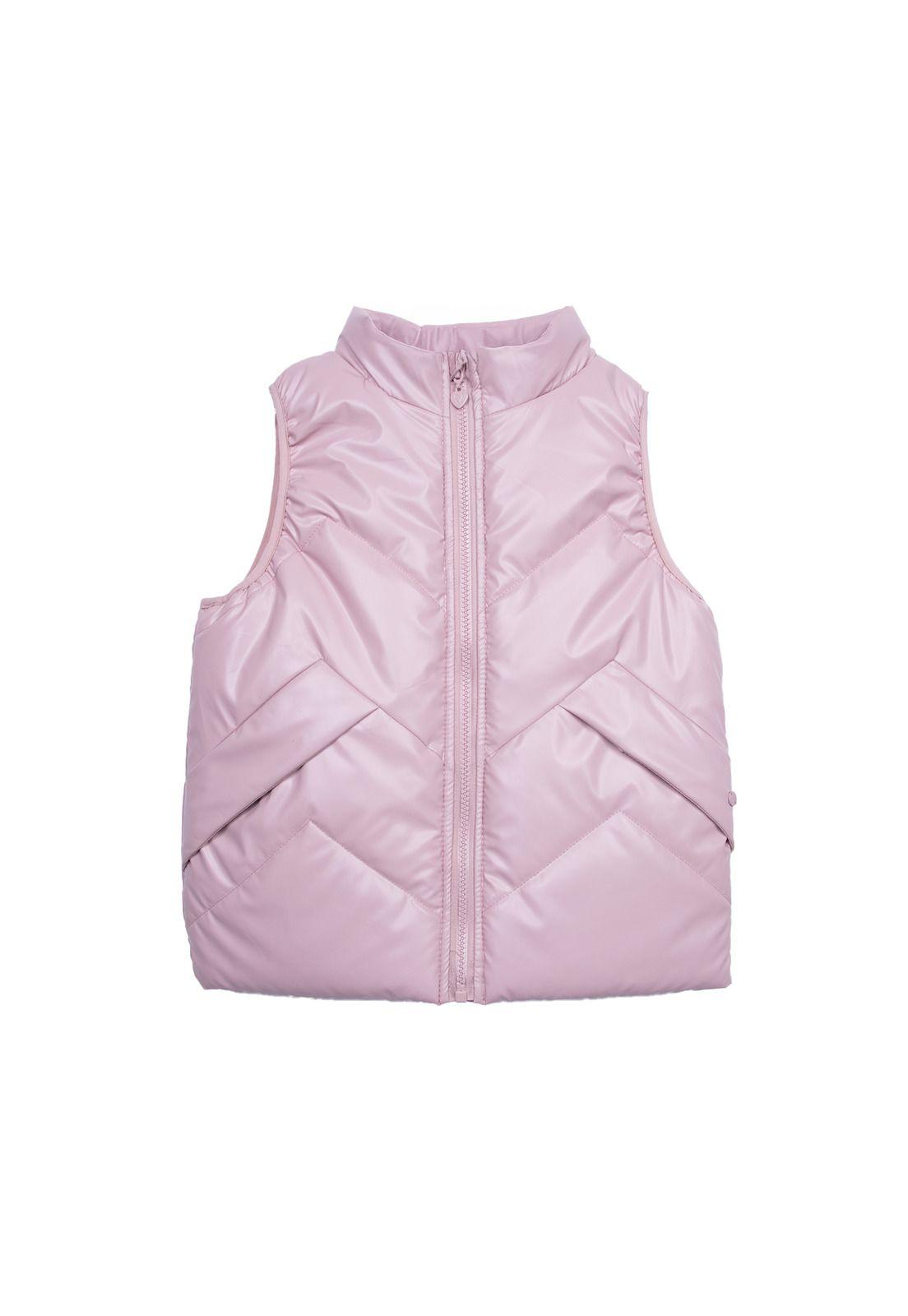 Parka sin mangas Rosado Niña Pillin (PVD815-26ROS)-0