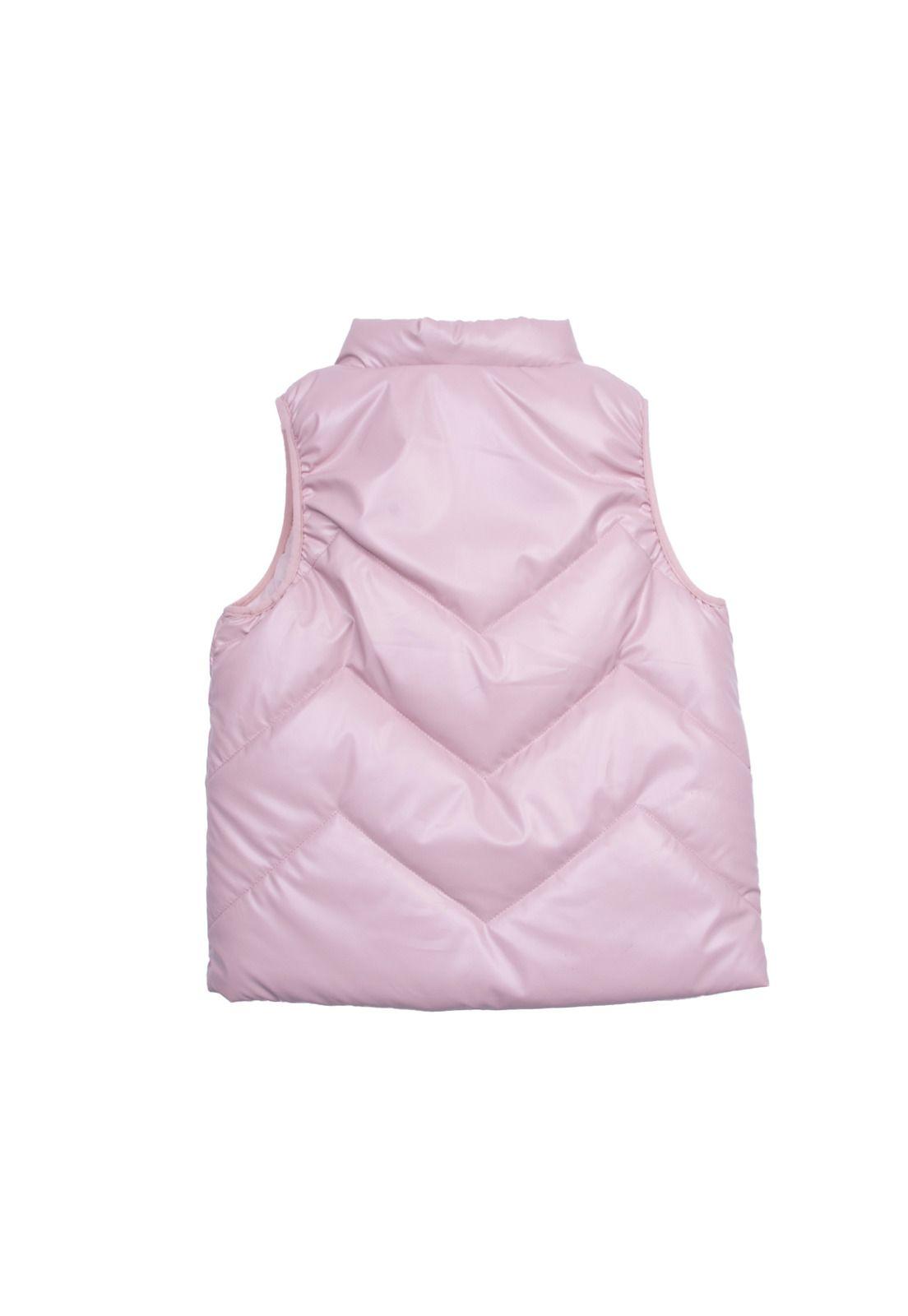 Parka sin mangas Rosado Niña Pillin (PVD815-26ROS)-1