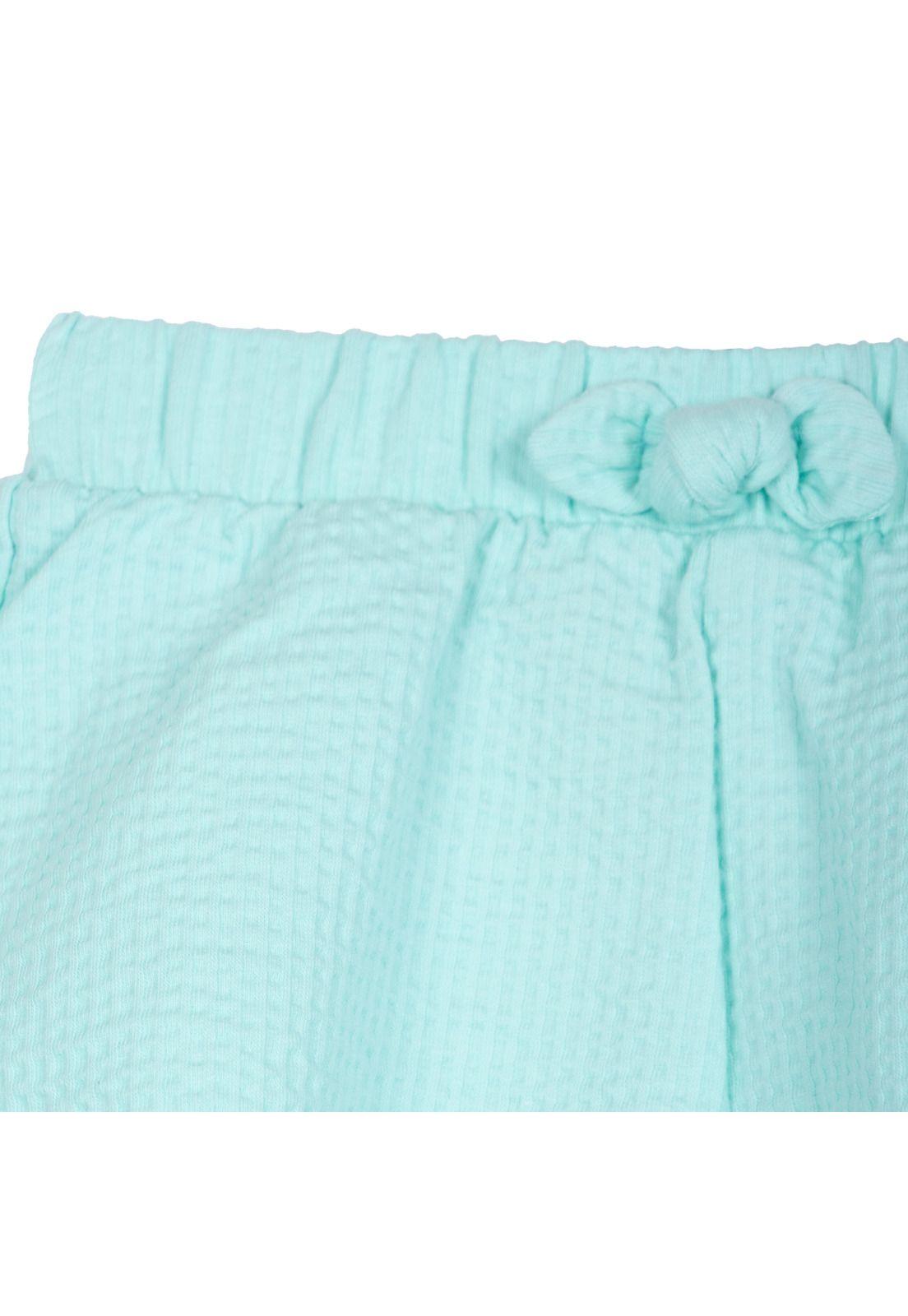 Short Bebé Niña Liso Cintura Elasticada Aqua Pillin-2