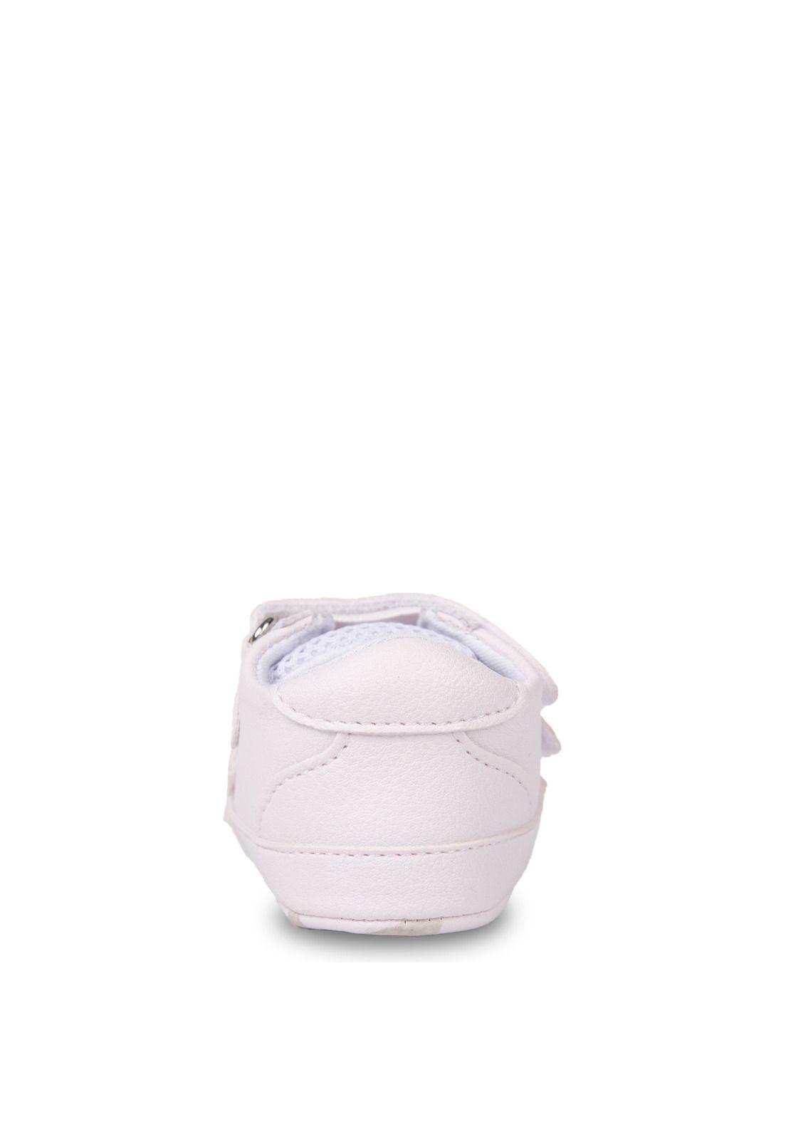 Zapatilla Recién Nacido Unisex Blanco Pillin-2