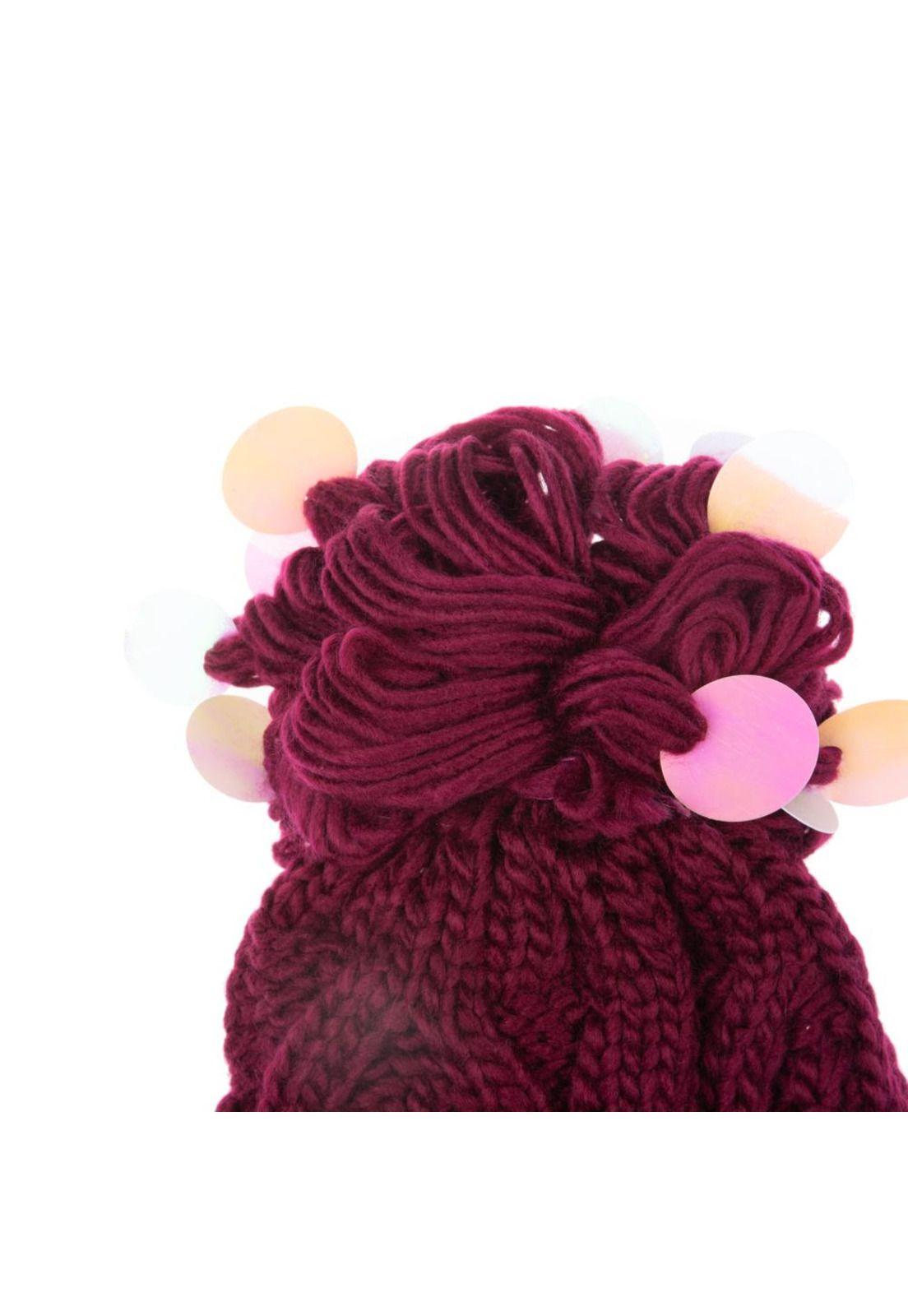 Gorro Niña Burdeo Pillín-1