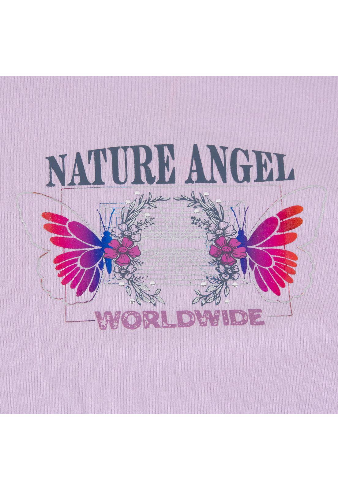 Polera Niña Lila Pillin-2