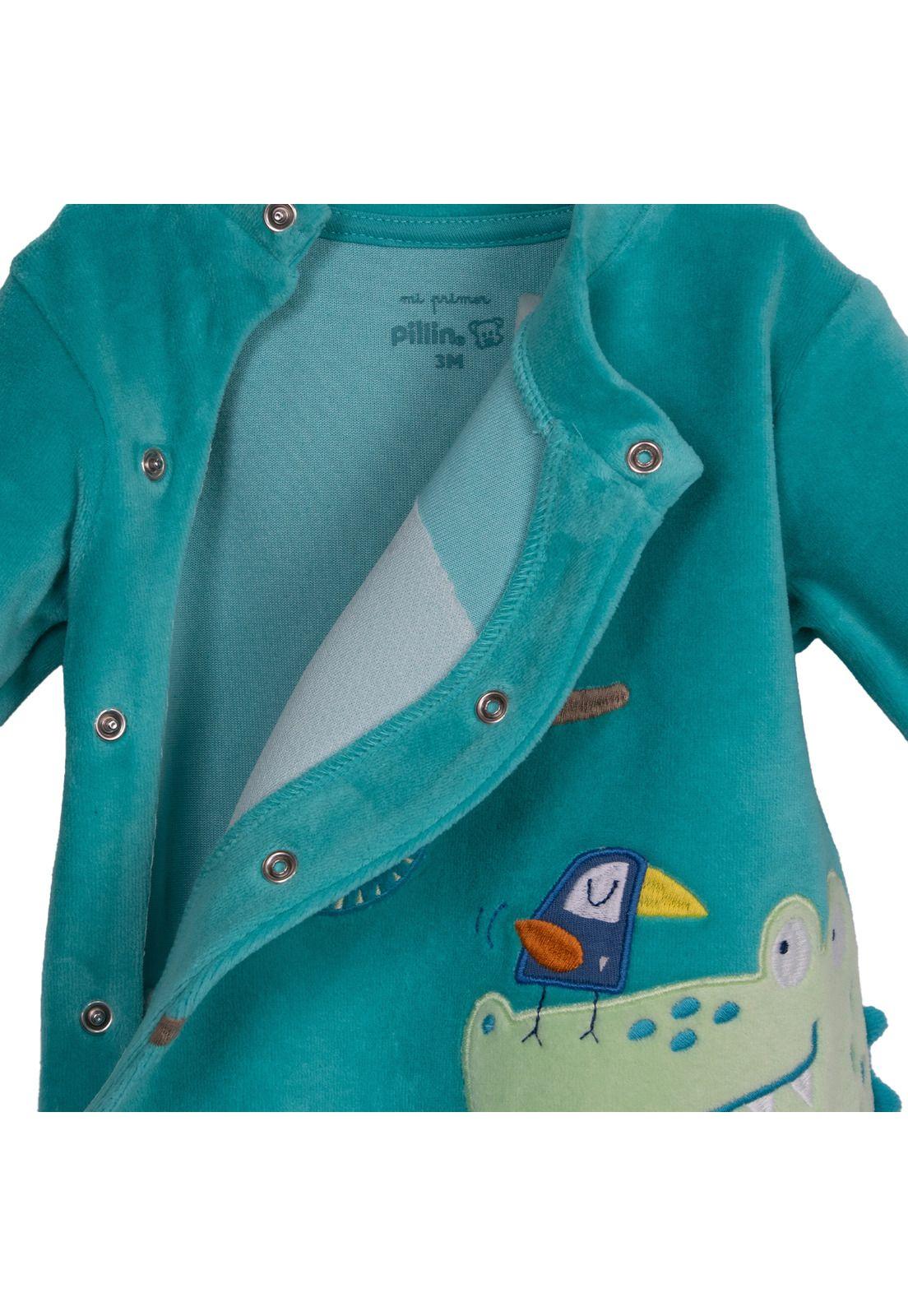 Osito Plush Recién Nacido Niño Broches Delanteros Calipso Pillin-3