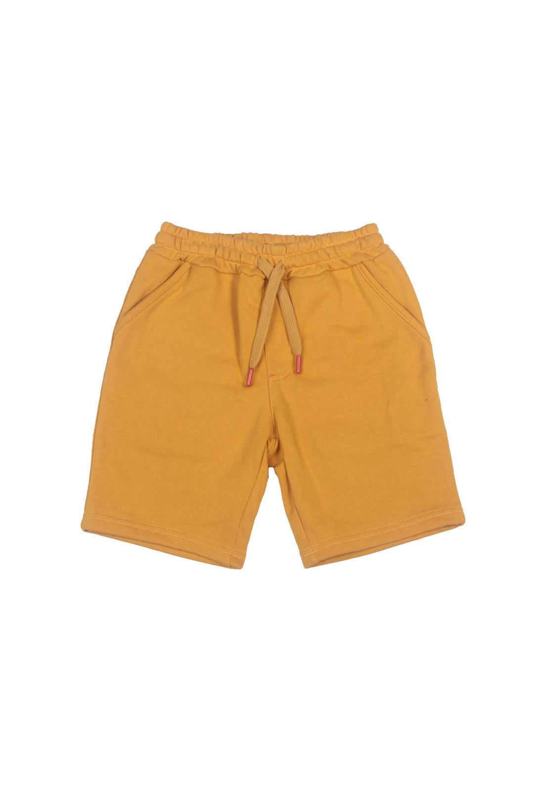 Short Niño Mostaza Pillin-0