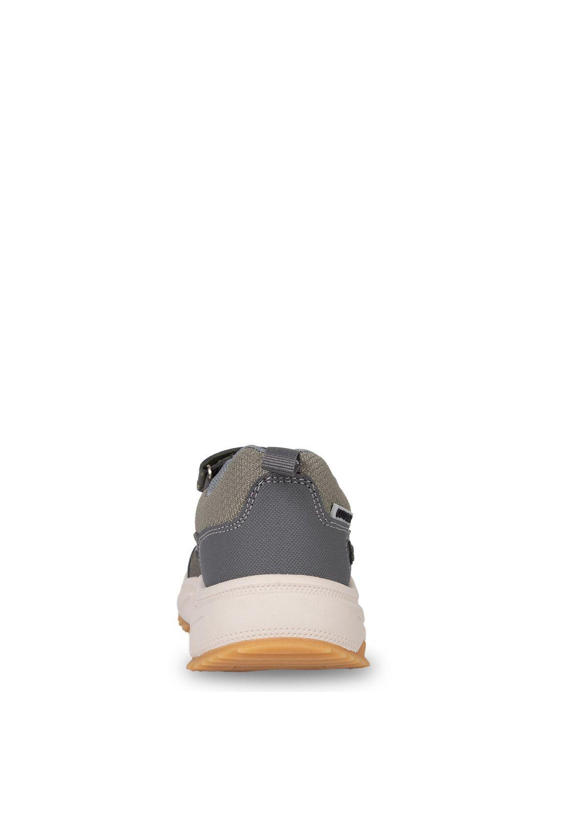 Zapatilla Outdoor Niño con Velcro Verde Pillin-3
