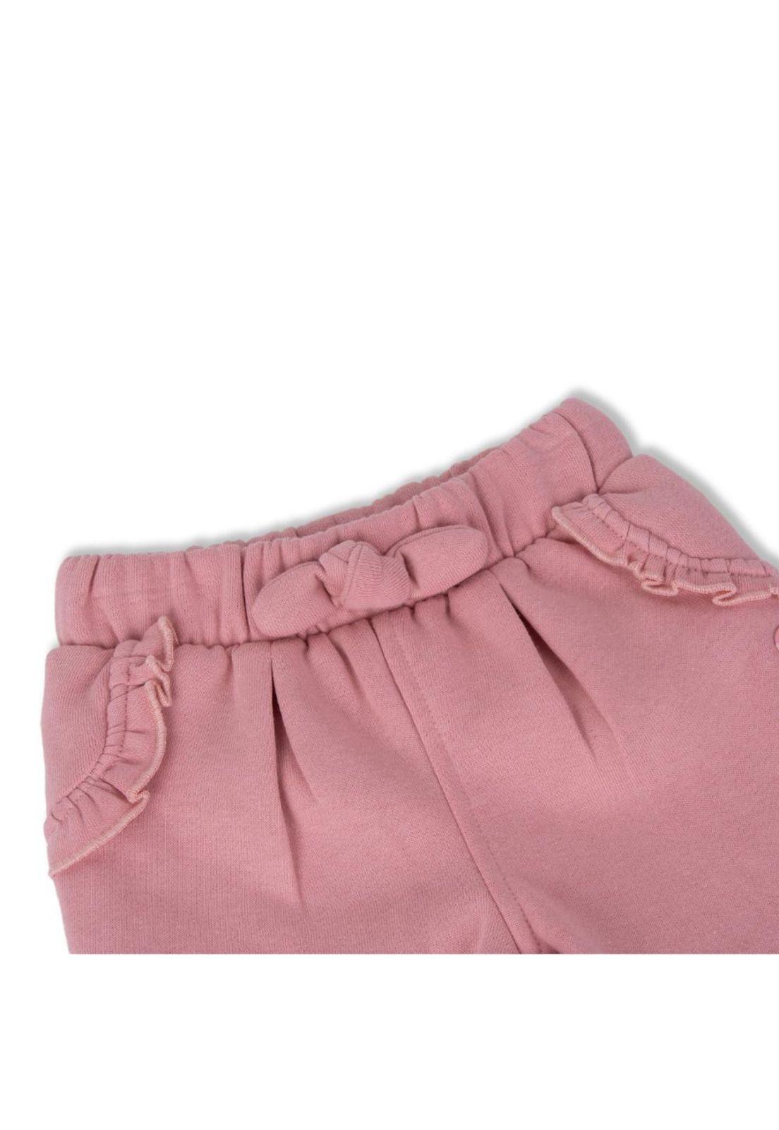 Pantalón de buzo Bebé Niña Rosa Pillin-1