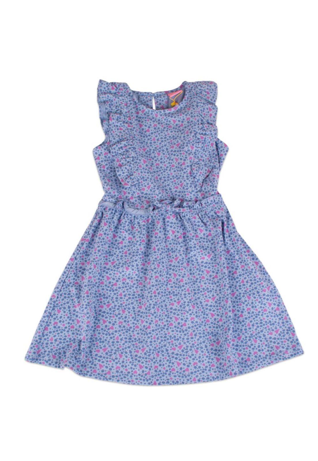 Vestido Niña Celeste Pillin-0