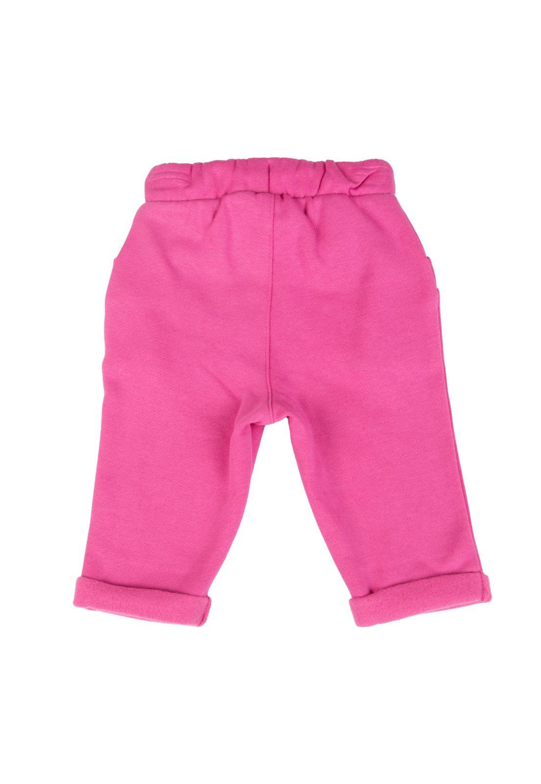 Pantalón Buzo Bebe  Rosado Pillin ( PVB513-25FUC )-2