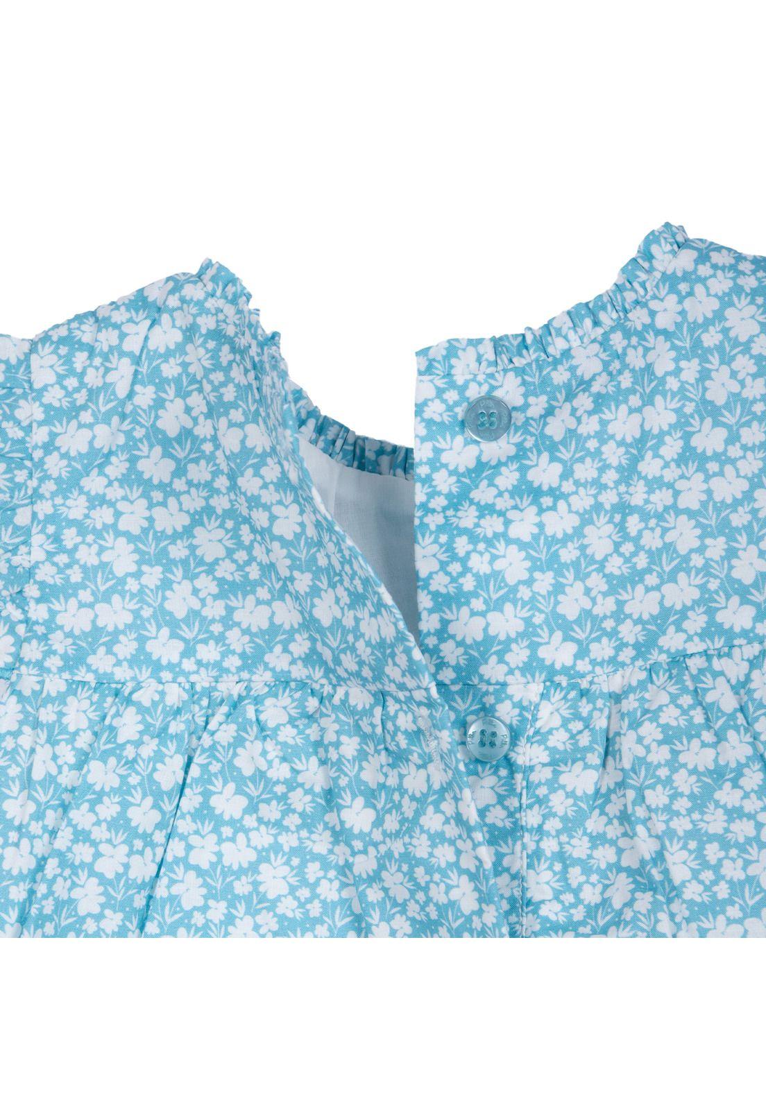 Vestido Bebé Niña Estampado Floral Jacinto Pillin-3