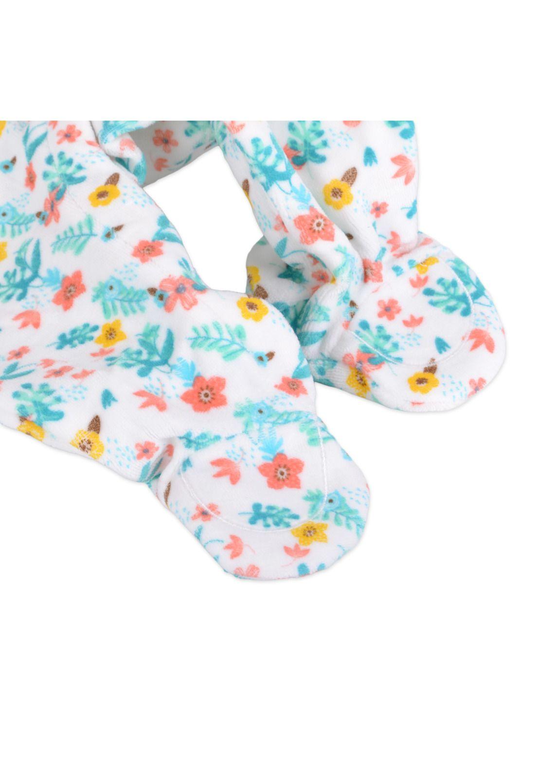 Osito Plush Bebé Niña Blanco Pillin-2