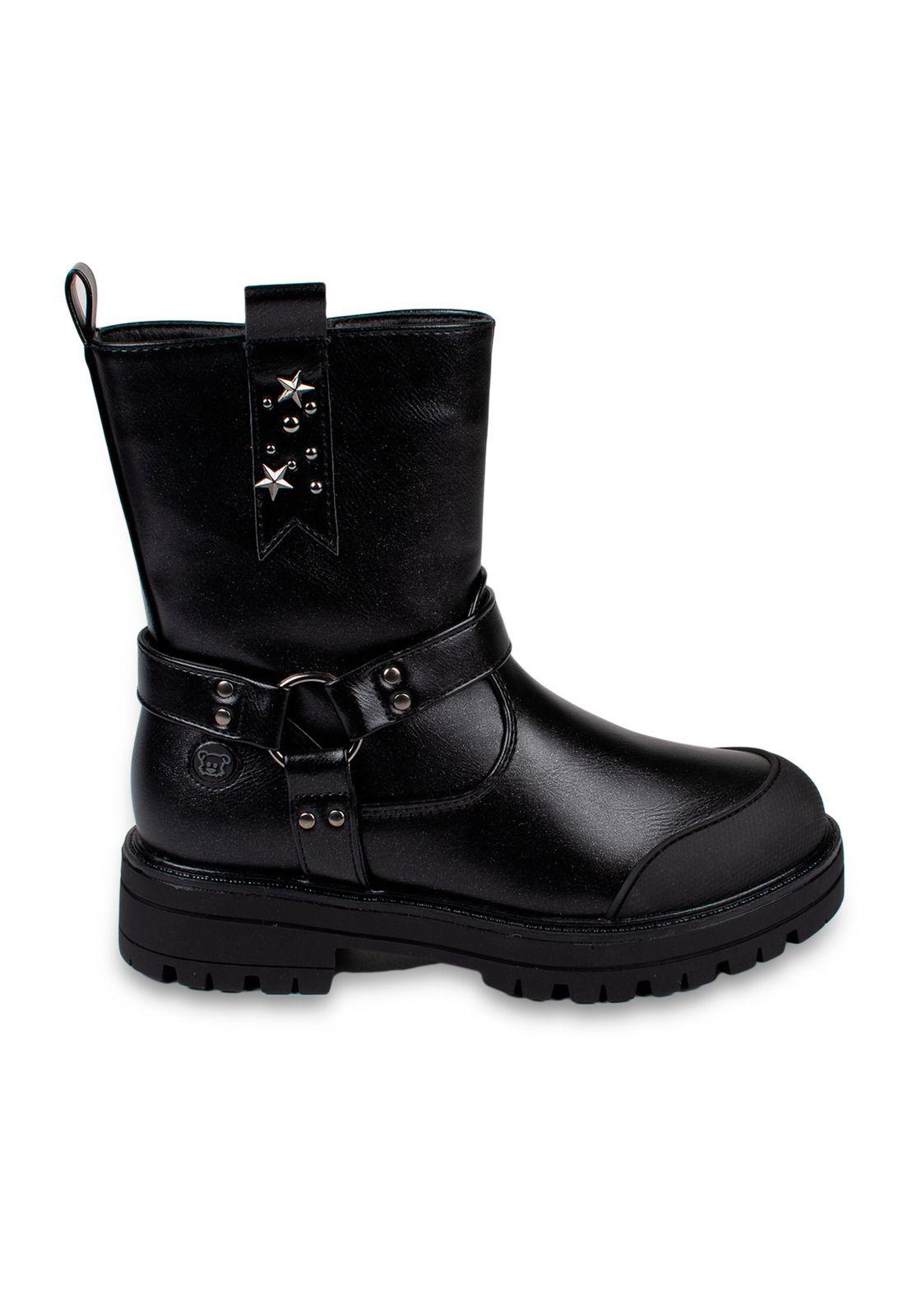 Bota Niña Pillin (PZD315-26NEG)-1