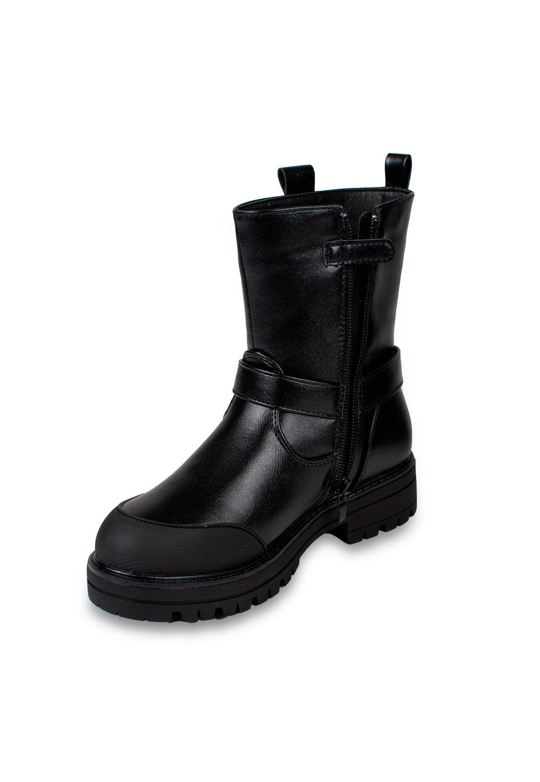 Bota Niña Pillin (PZD315-26NEG)-4