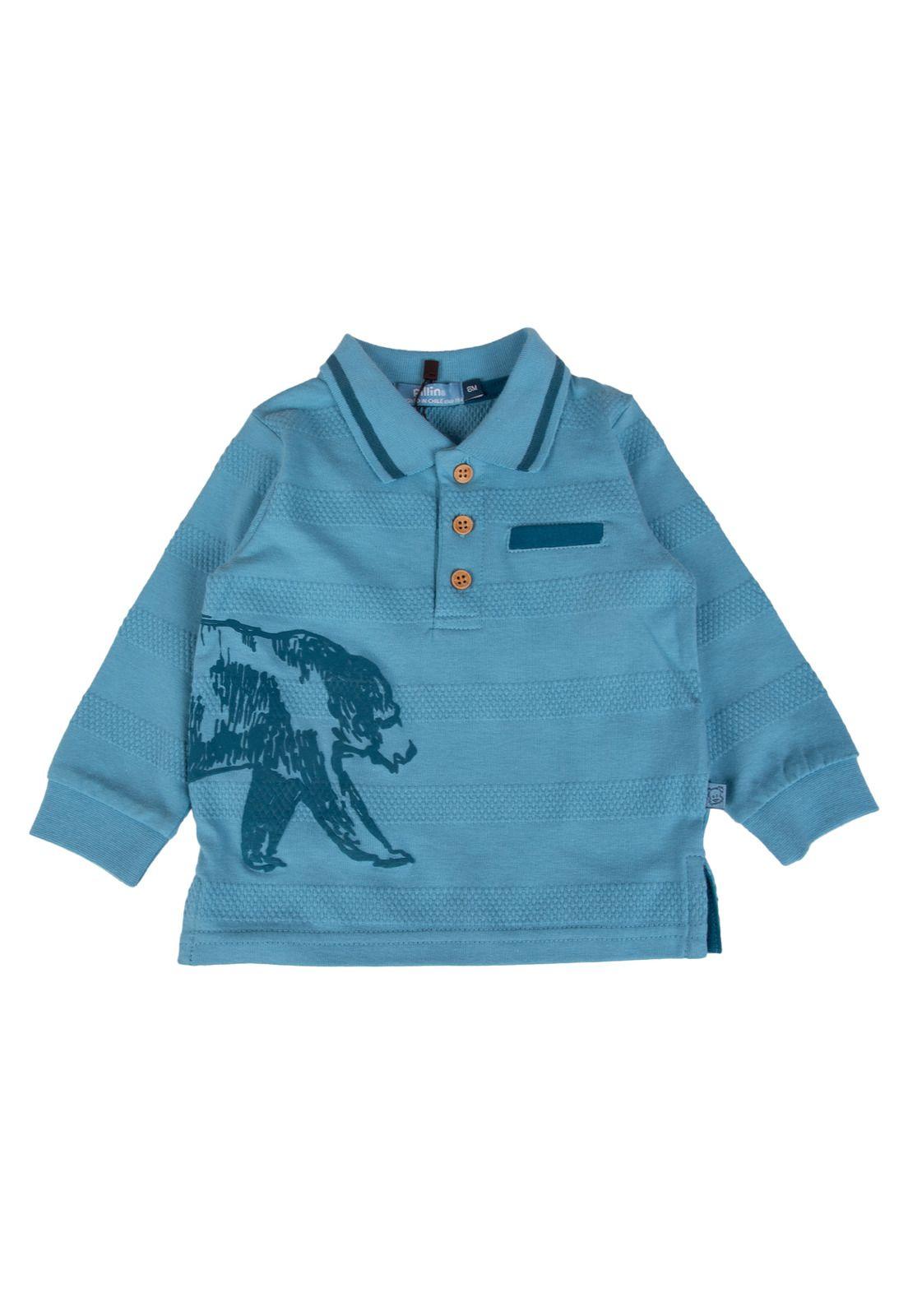 Polera Bebe  Celeste Pillin ( PVB625-25CEL )-0