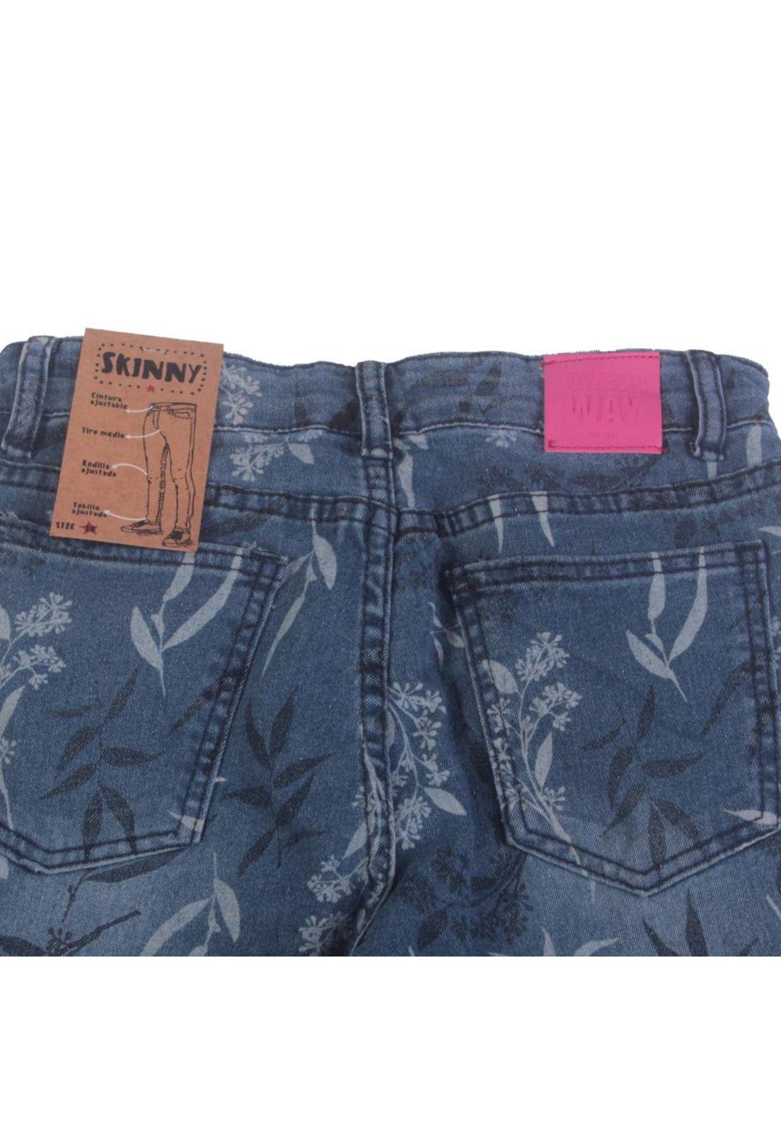 Jeans Niña Denim Pillin-2