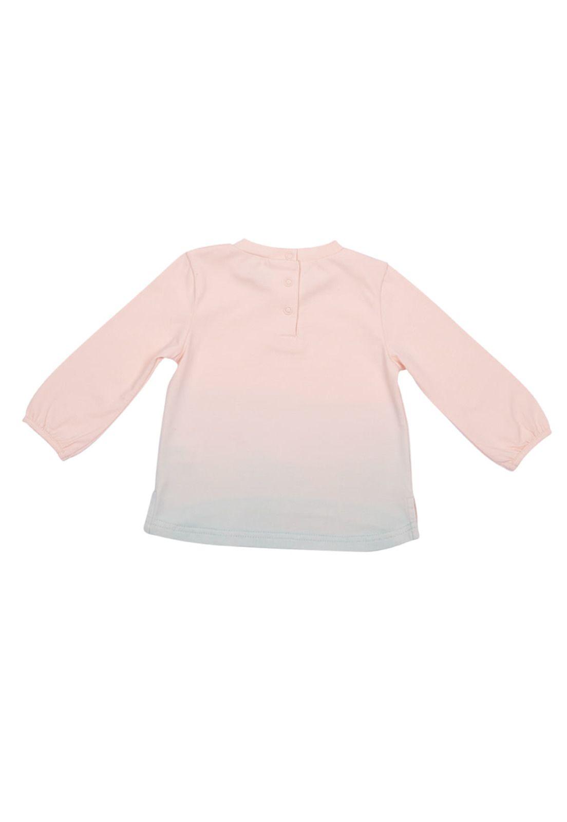 Polera Manga Larga Bebé Niña Coral Pillin-2