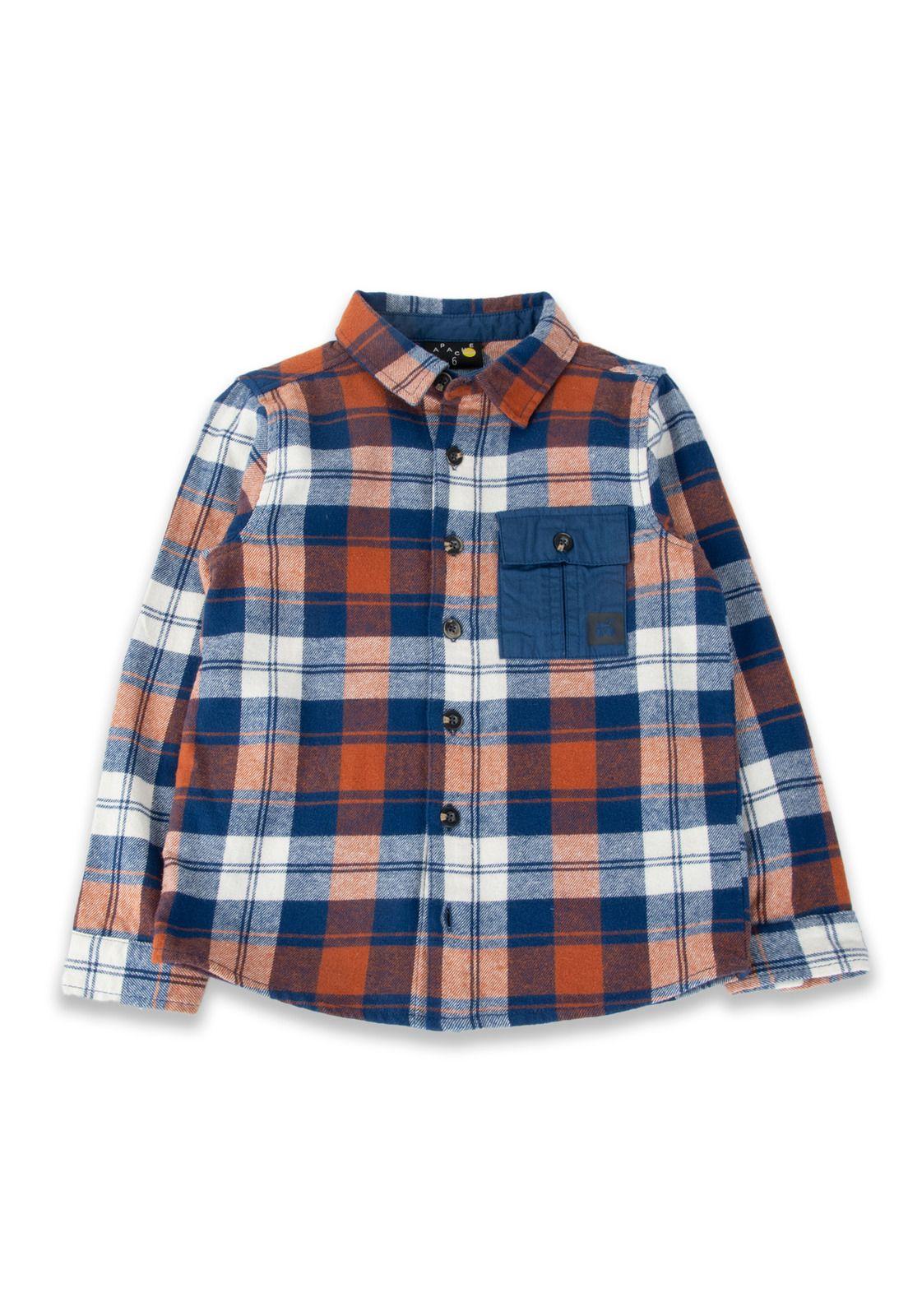 Camisa Niño Naranja Pillin-0
