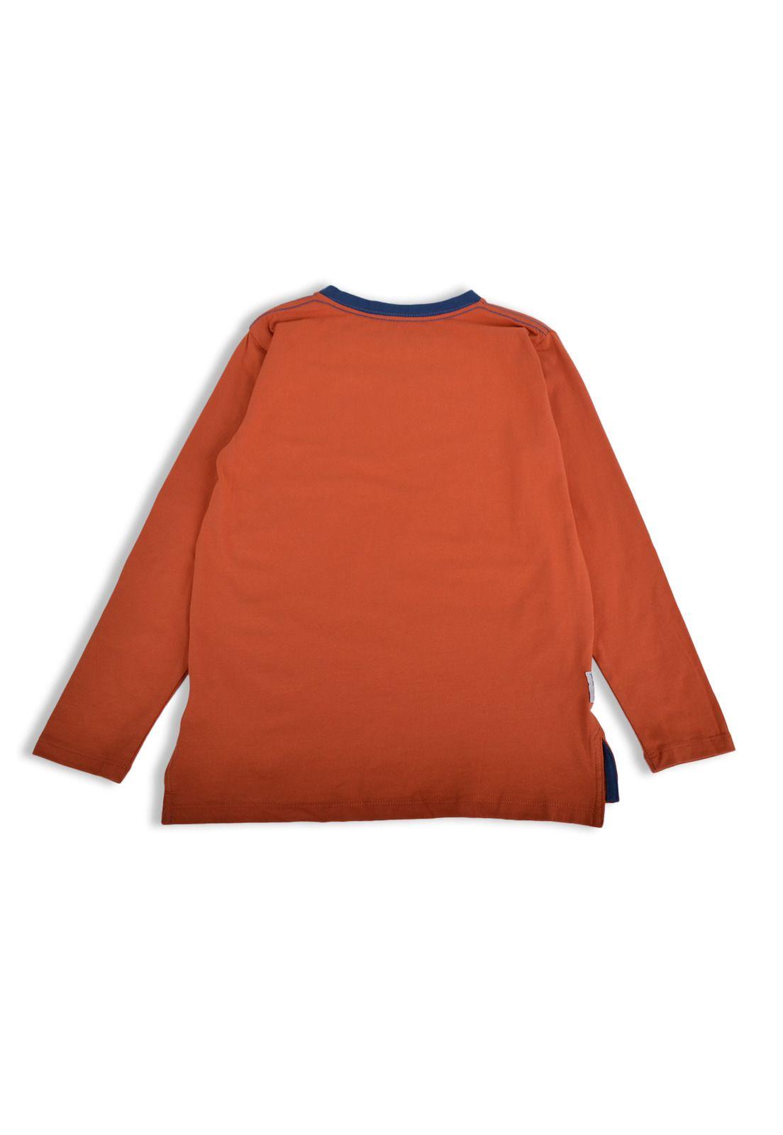 Polera Niño Ladrillo Pillin-3