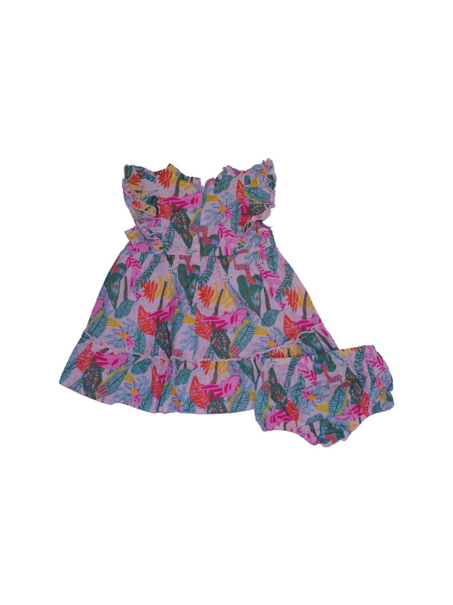 Vestido Bebe Niña Naranja Pillin-3