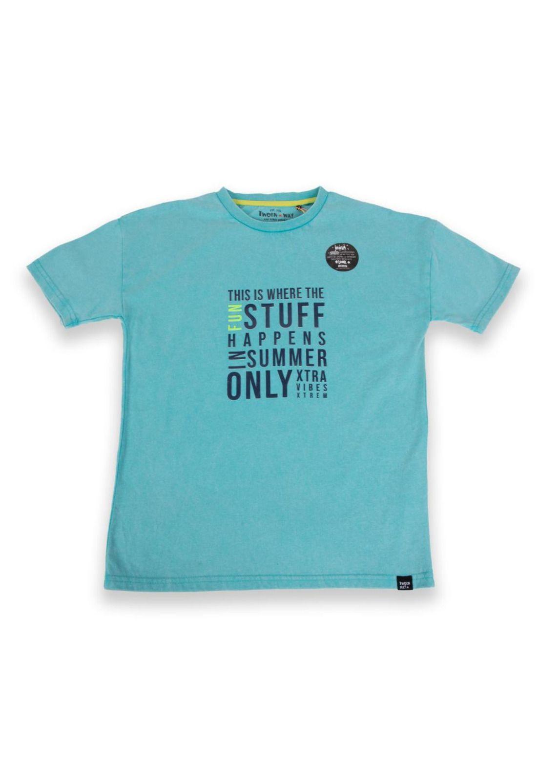 Polera Niño Verde Pillin-0