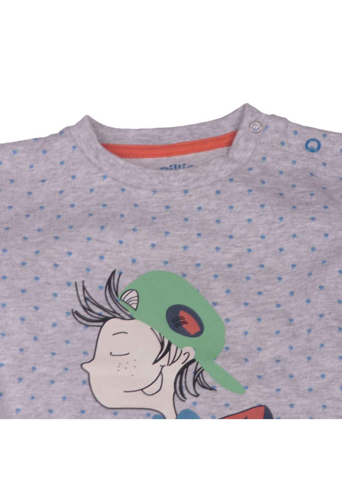 Conjunto Bebe Niño Gris Pillin-2