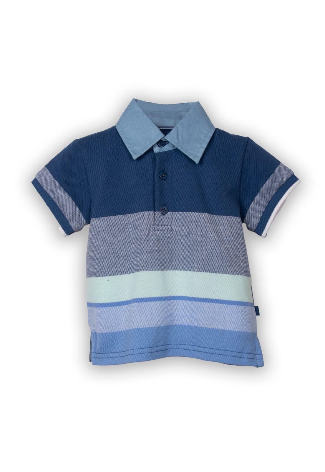 Polera  Niño Azul Marino Pillin (PVC639-25AZM3M)-0
