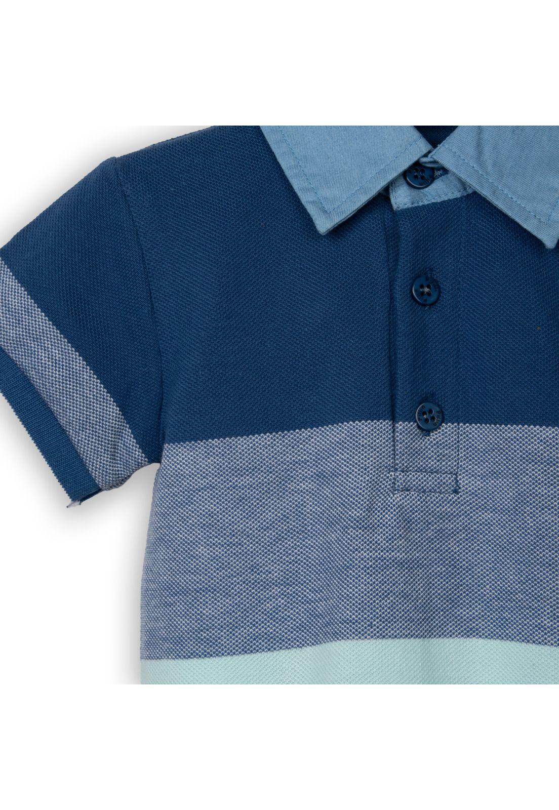 Polera  Niño Azul Marino Pillin (PVC639-25AZM3M)-1