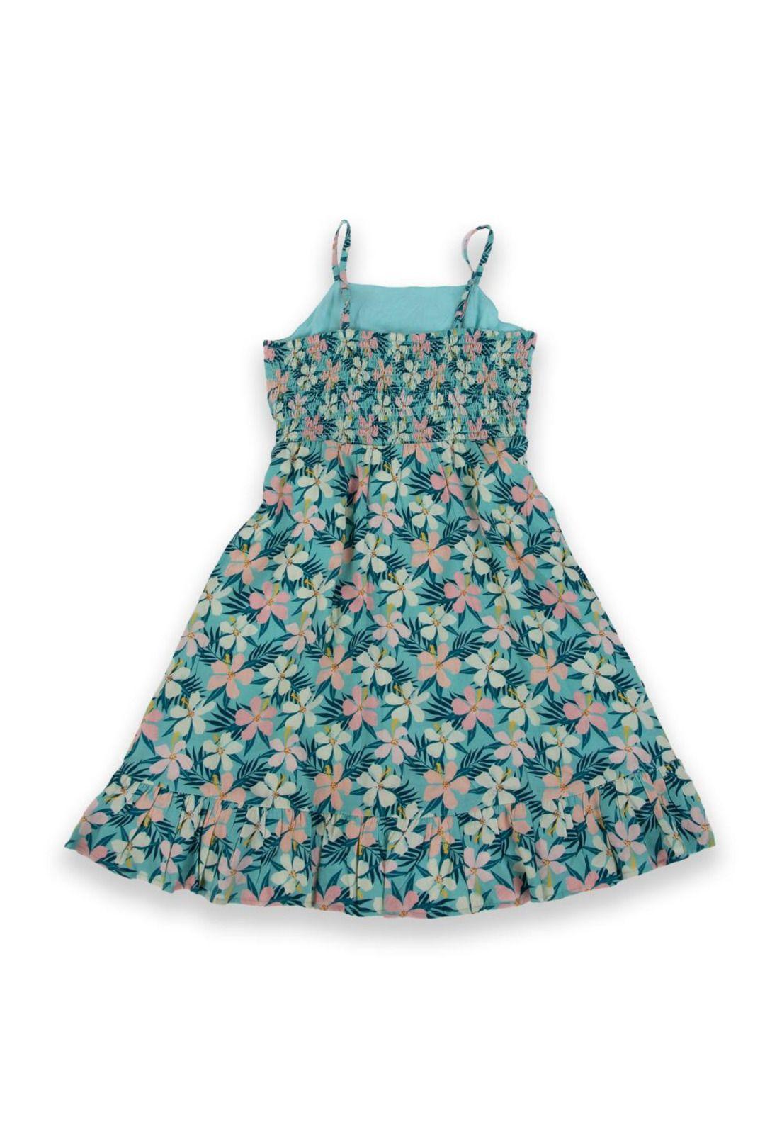 Vestido Niña Turquesa Pillin-2