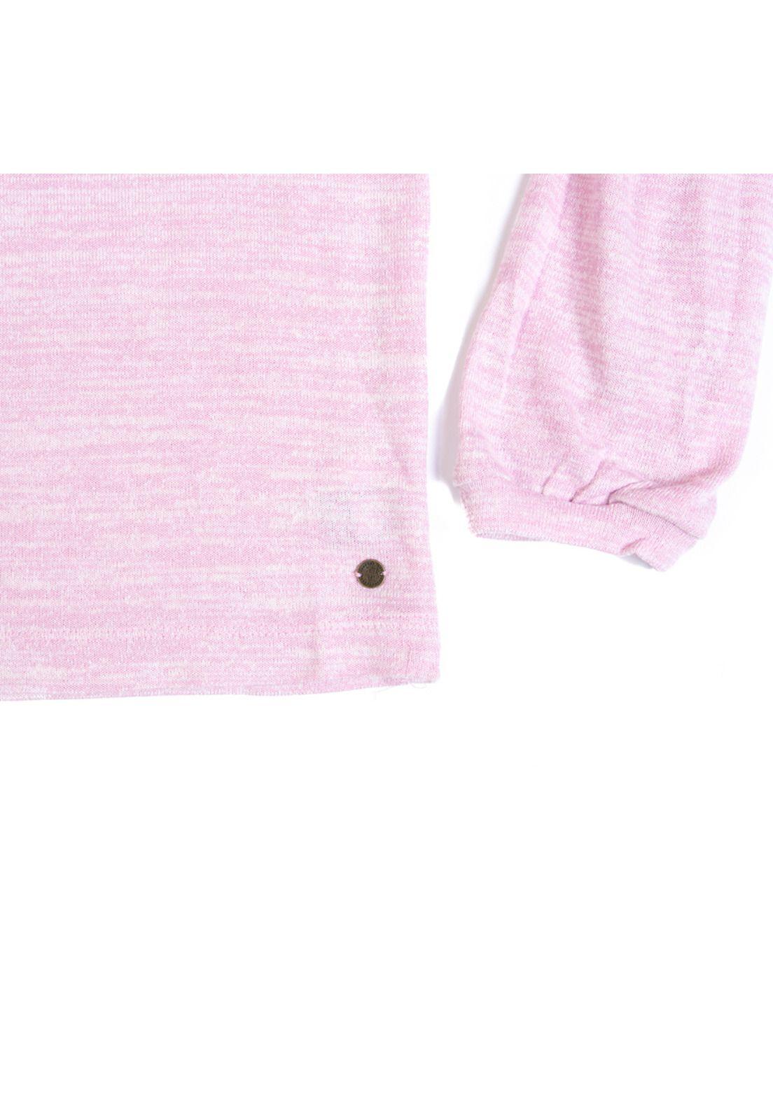 Polera Manga Larga Niña Lila Pillin-1