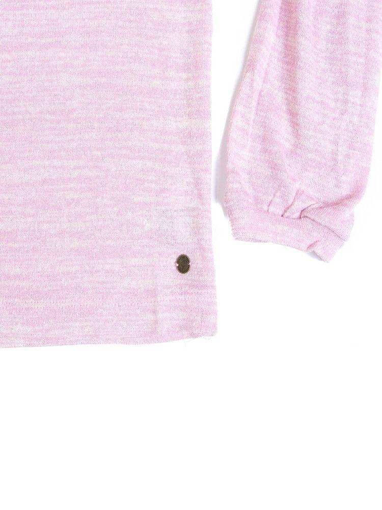 Polera Manga Larga Niña Lila Pillin-1