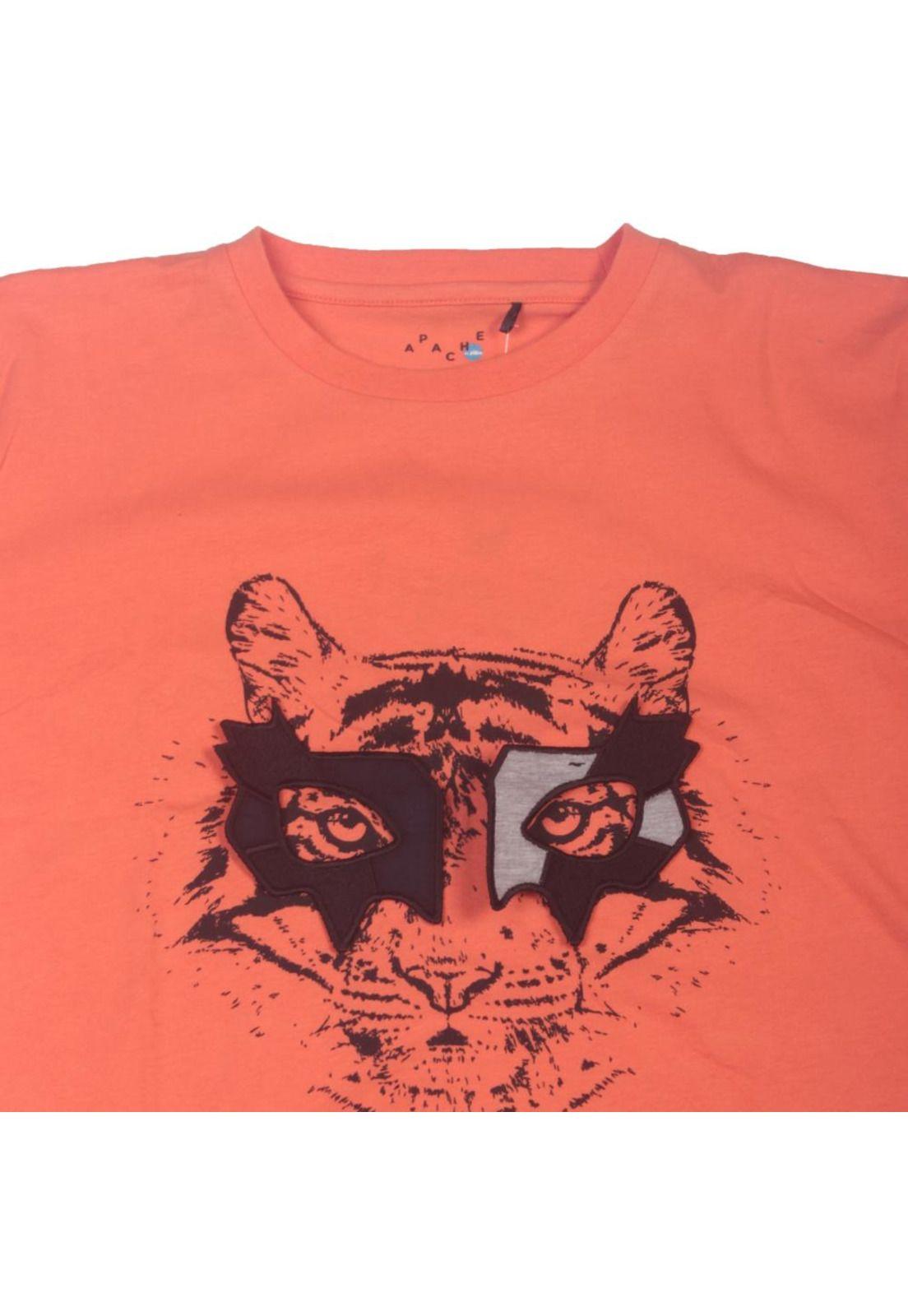 Polera Niño Naranja Pillin-2