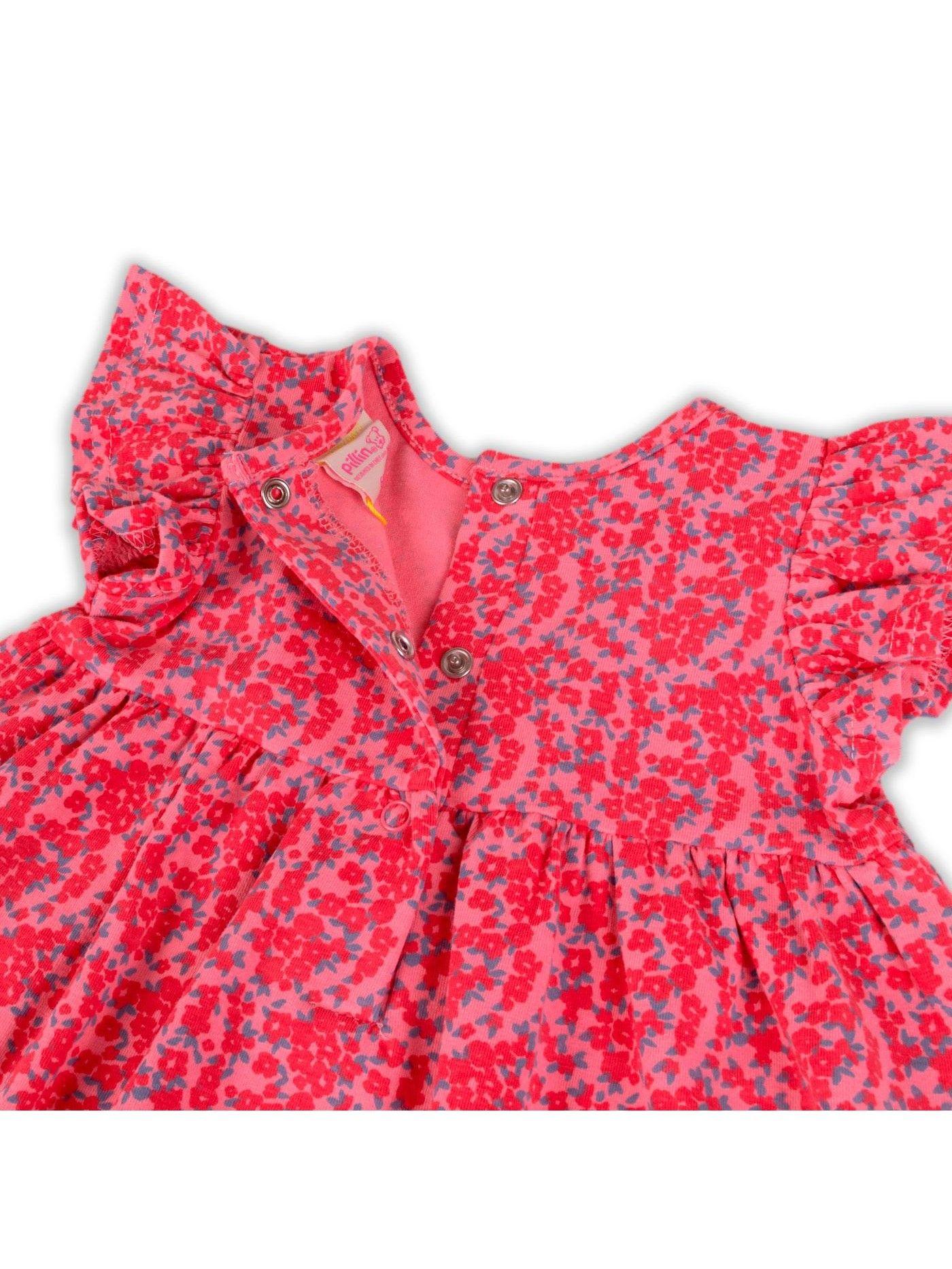 Vestido Bebe Niña Rosado Pillin-2