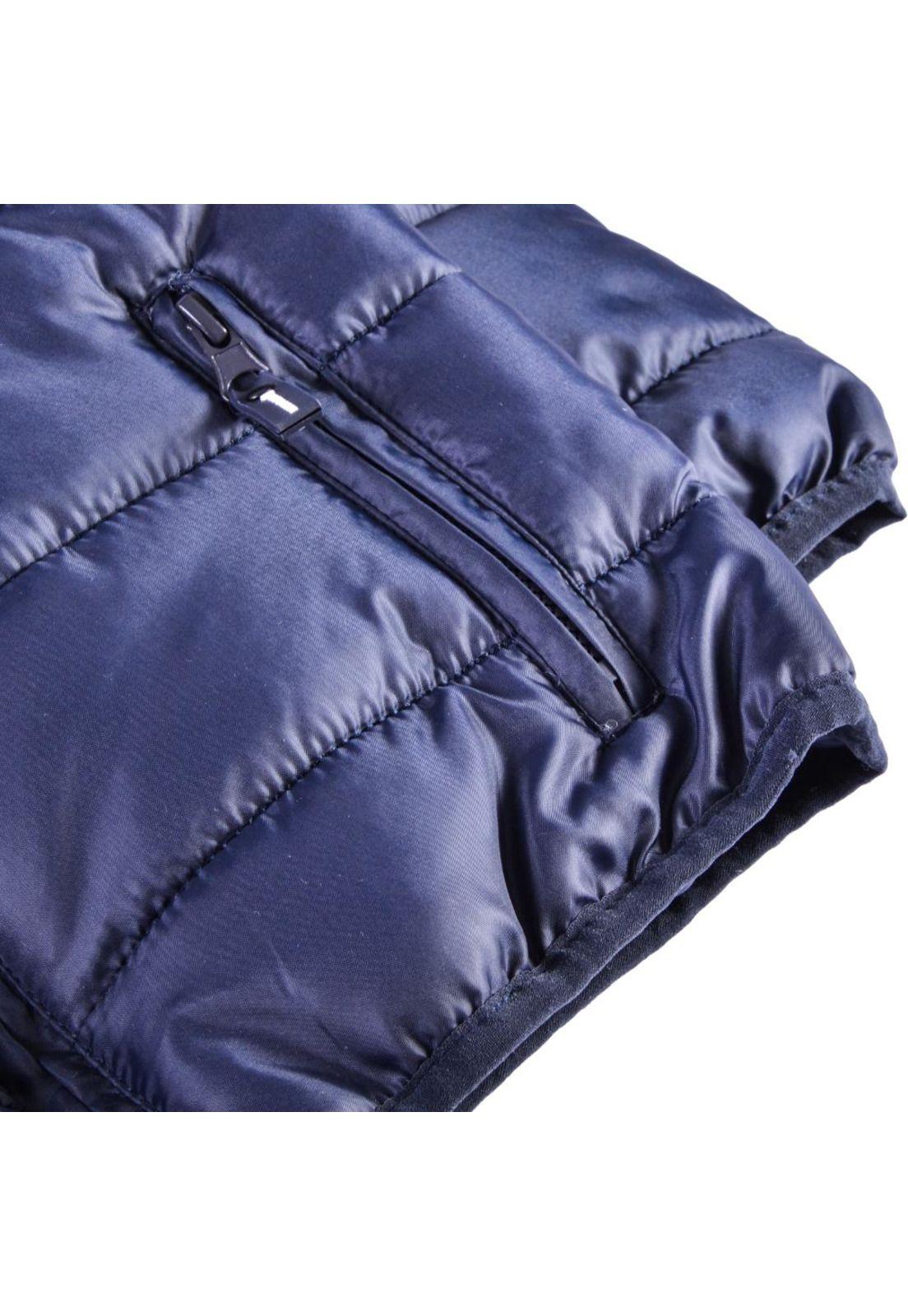 Parka Básica Unisex Azul marino Pillin-1