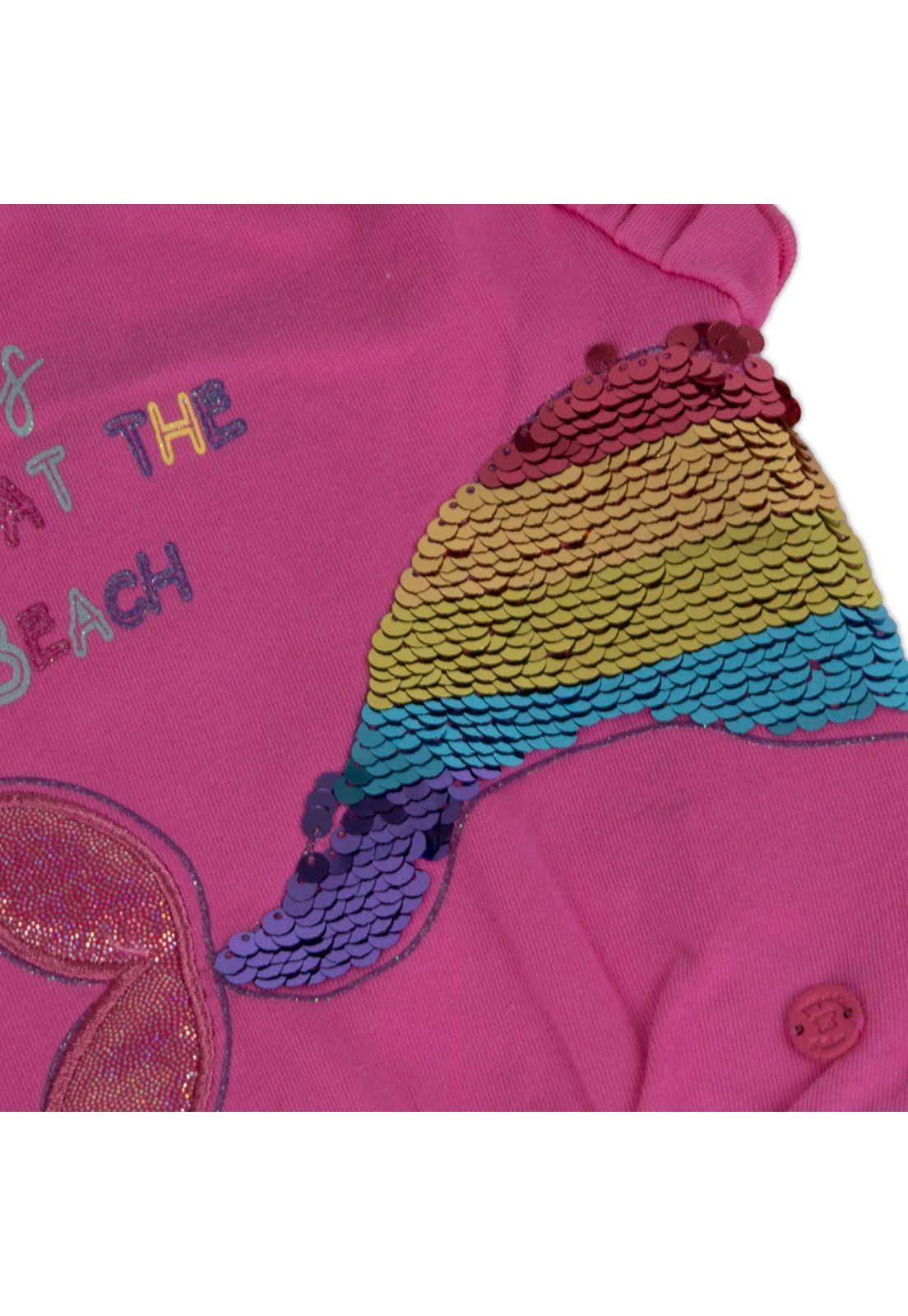 Polera Bebe Niña Fucsia Pillin-2