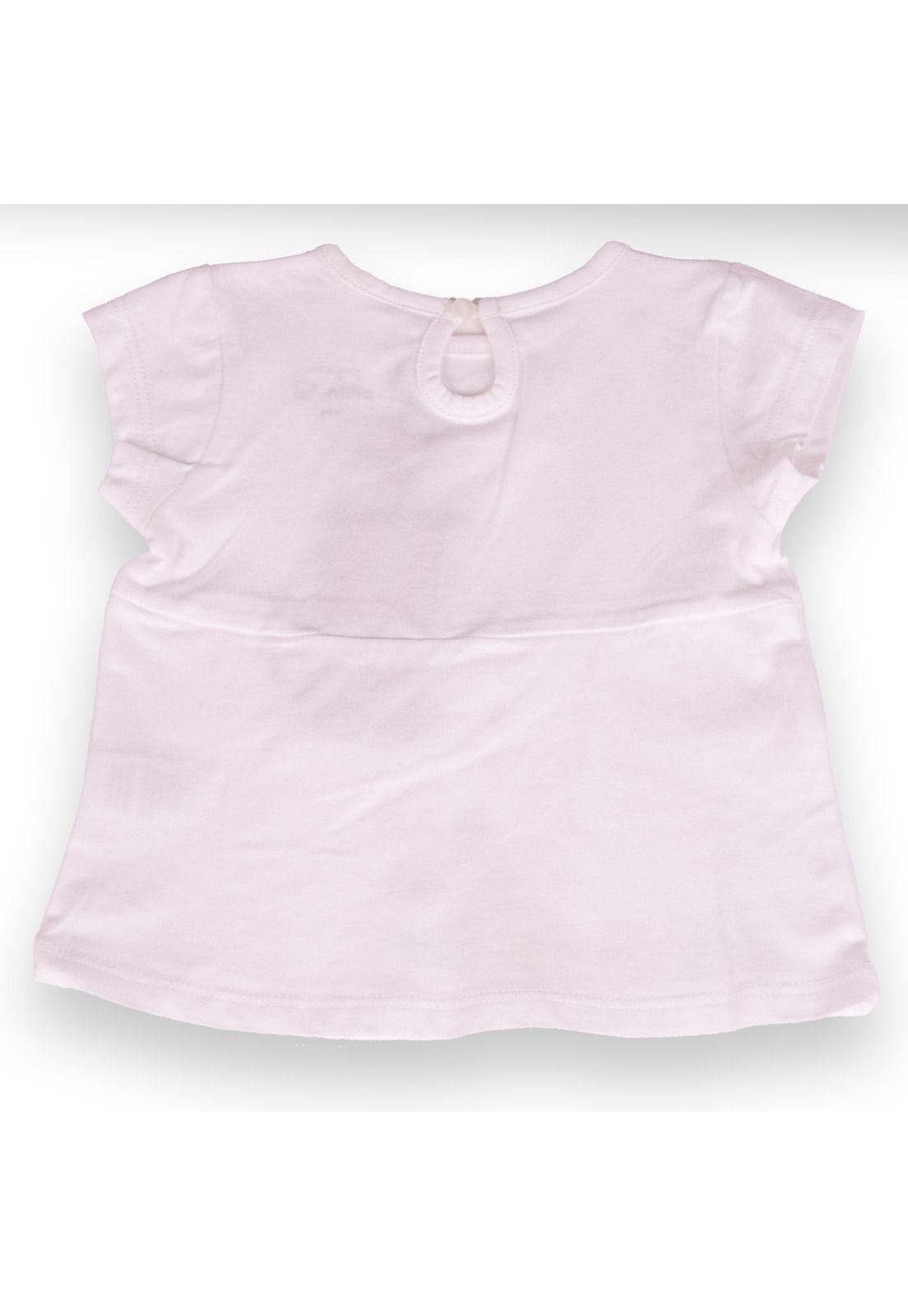 Polera Bebe Niña Blanco Pillin-3
