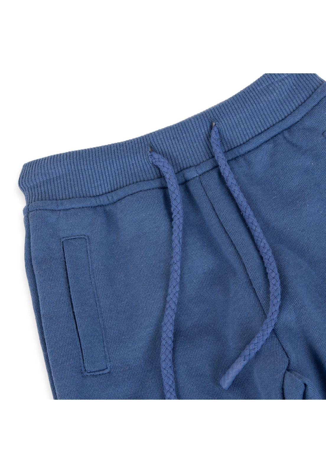 Pantalón Buzo Bebé Niño Azul Pillin-1