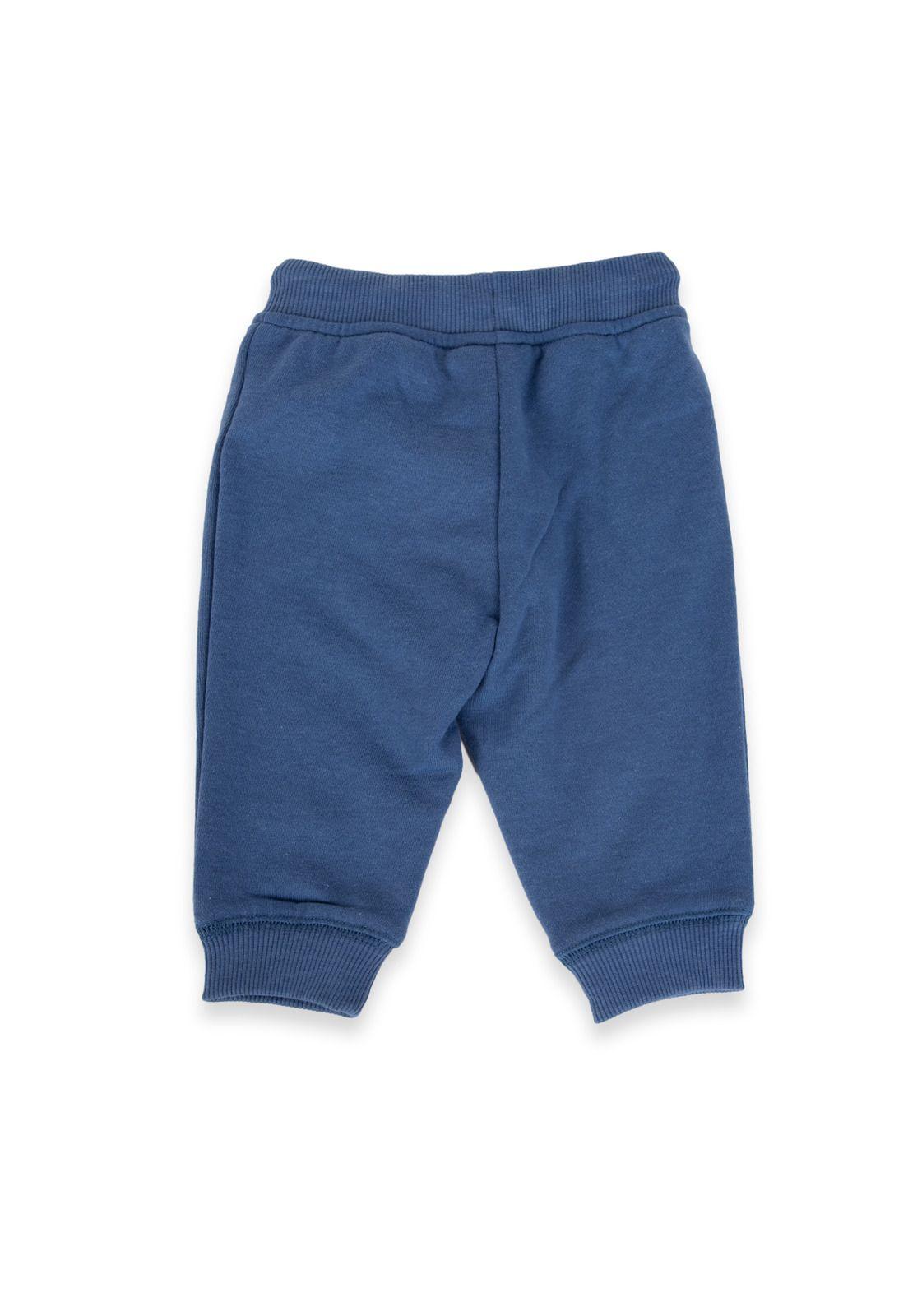 Pantalón Buzo Bebé Niño Azul Pillin-2