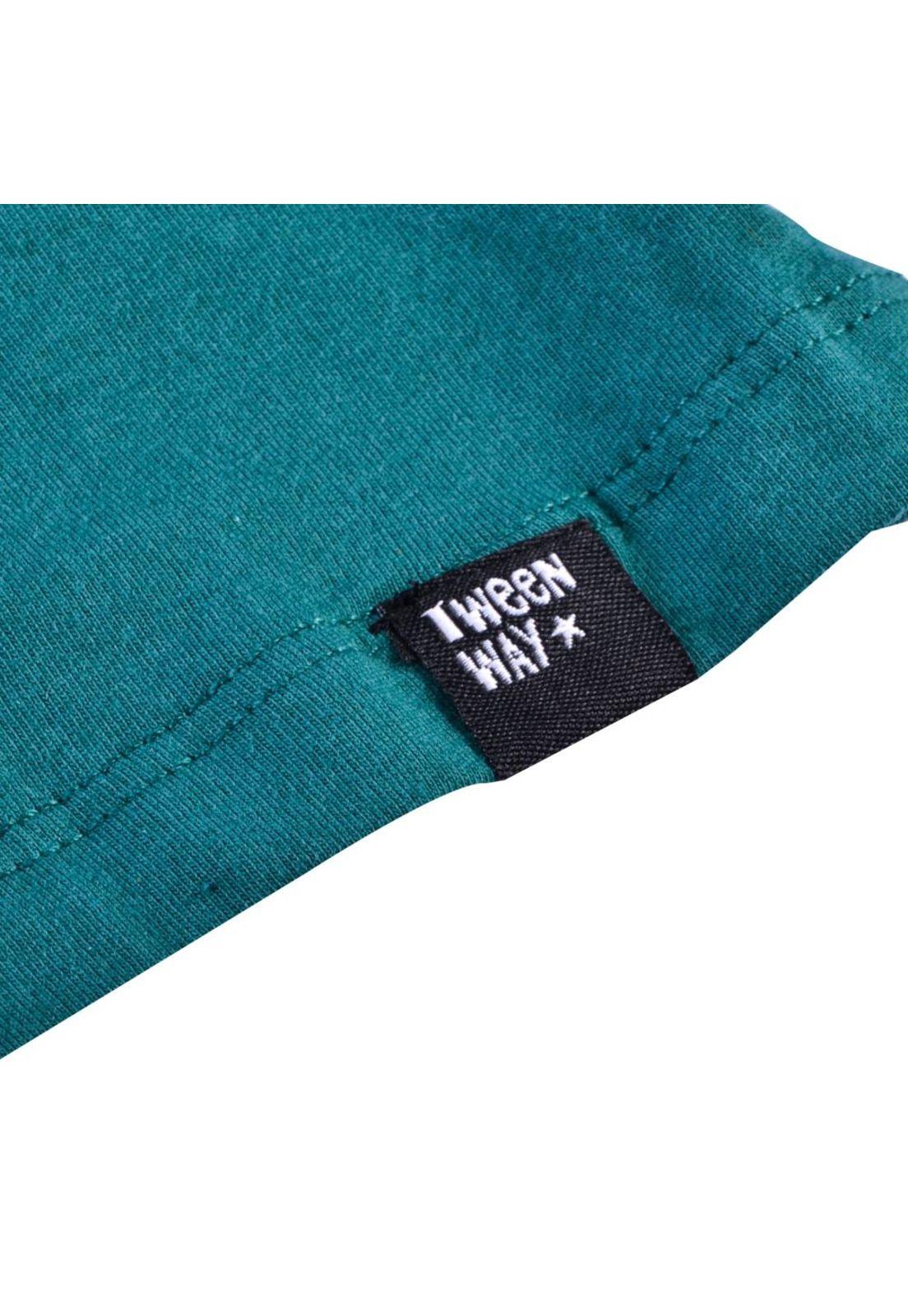 Polera Manga Larga Niño Verde Pillin-1