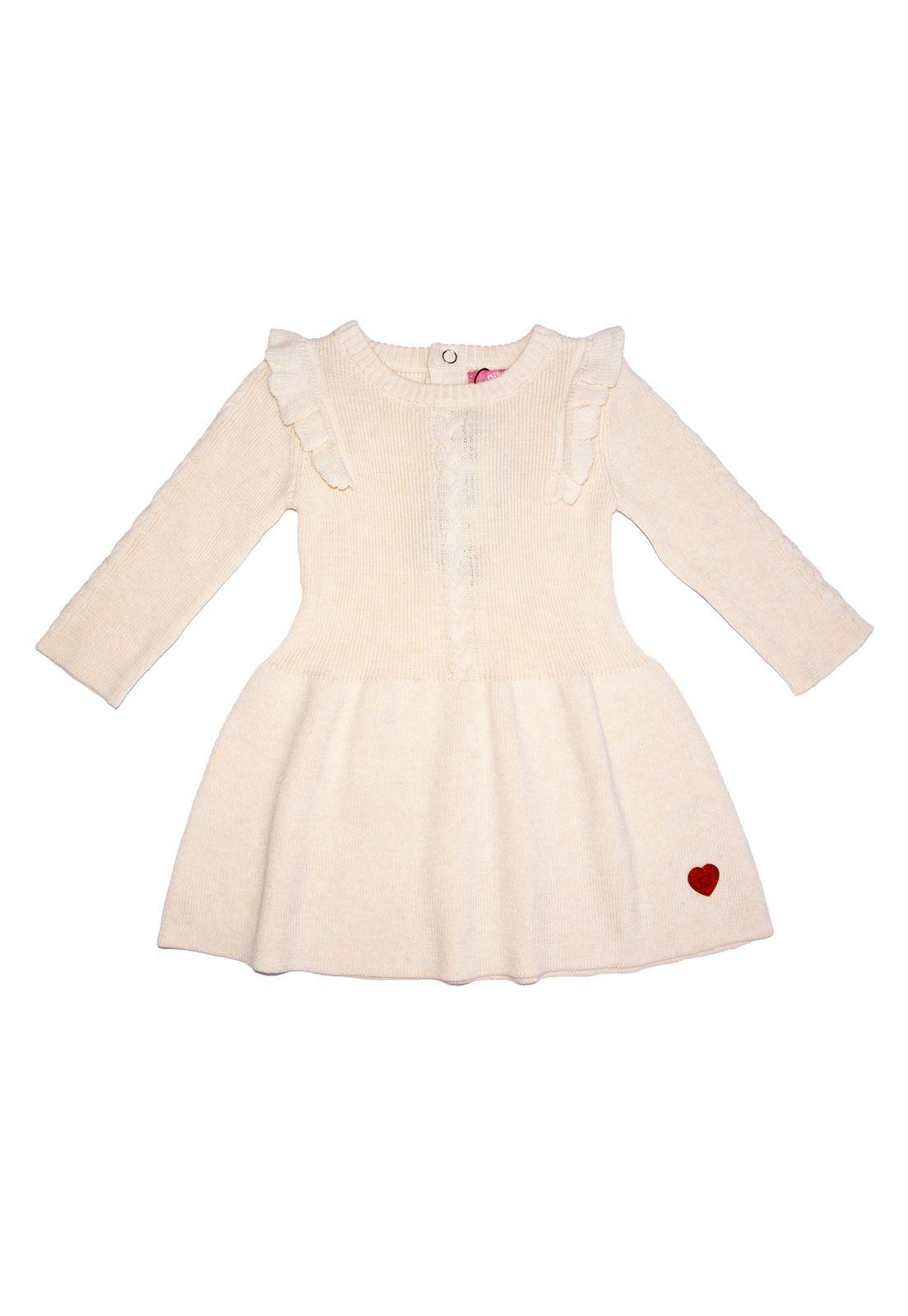 Vestido Bebe Crudo Pillin (PVB917-25CRU )-0