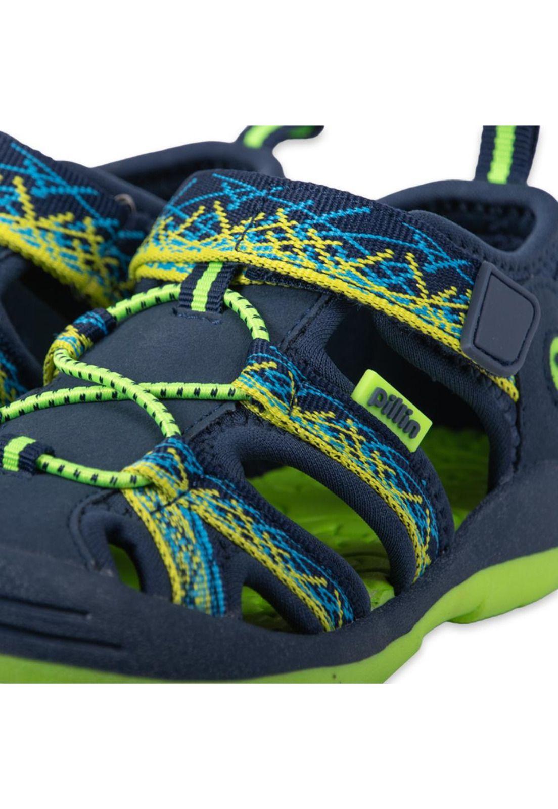 Sandalias Outdoor Niño Azul Pillin-4