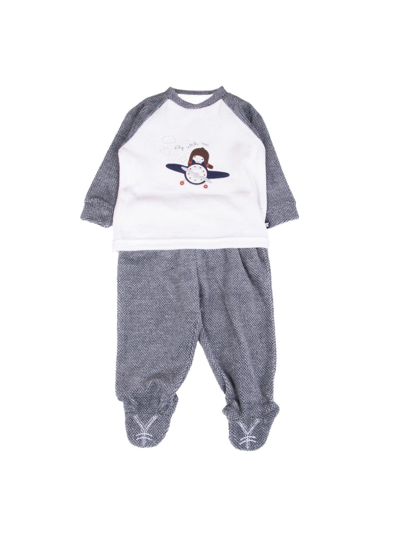 Conjunto Bebe  Azul Pillin ( PVB313-25AZU )-0