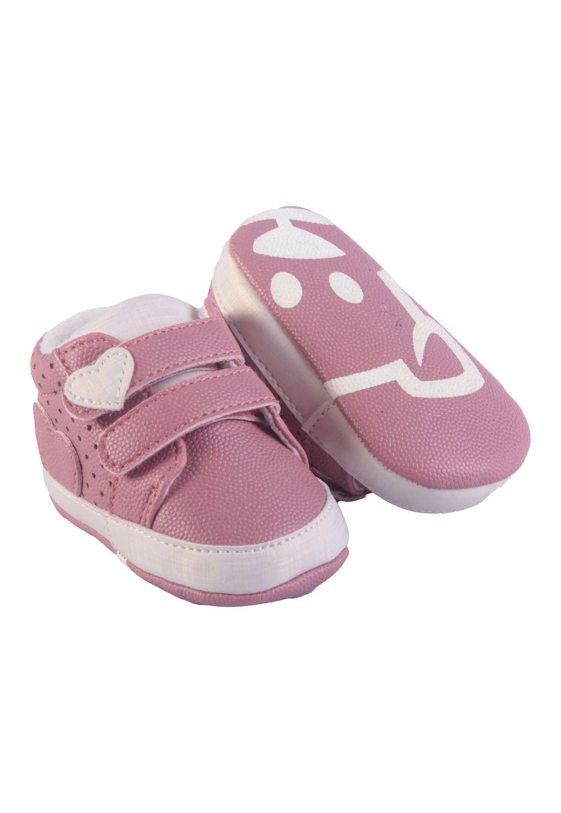 Zapatilla Bebé Niña Rosado Pillin-2