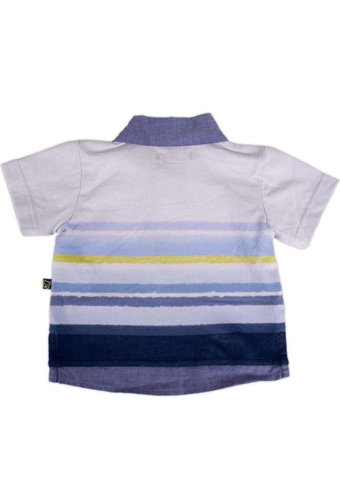 Polera Bebe Niño Celeste Pillin-2
