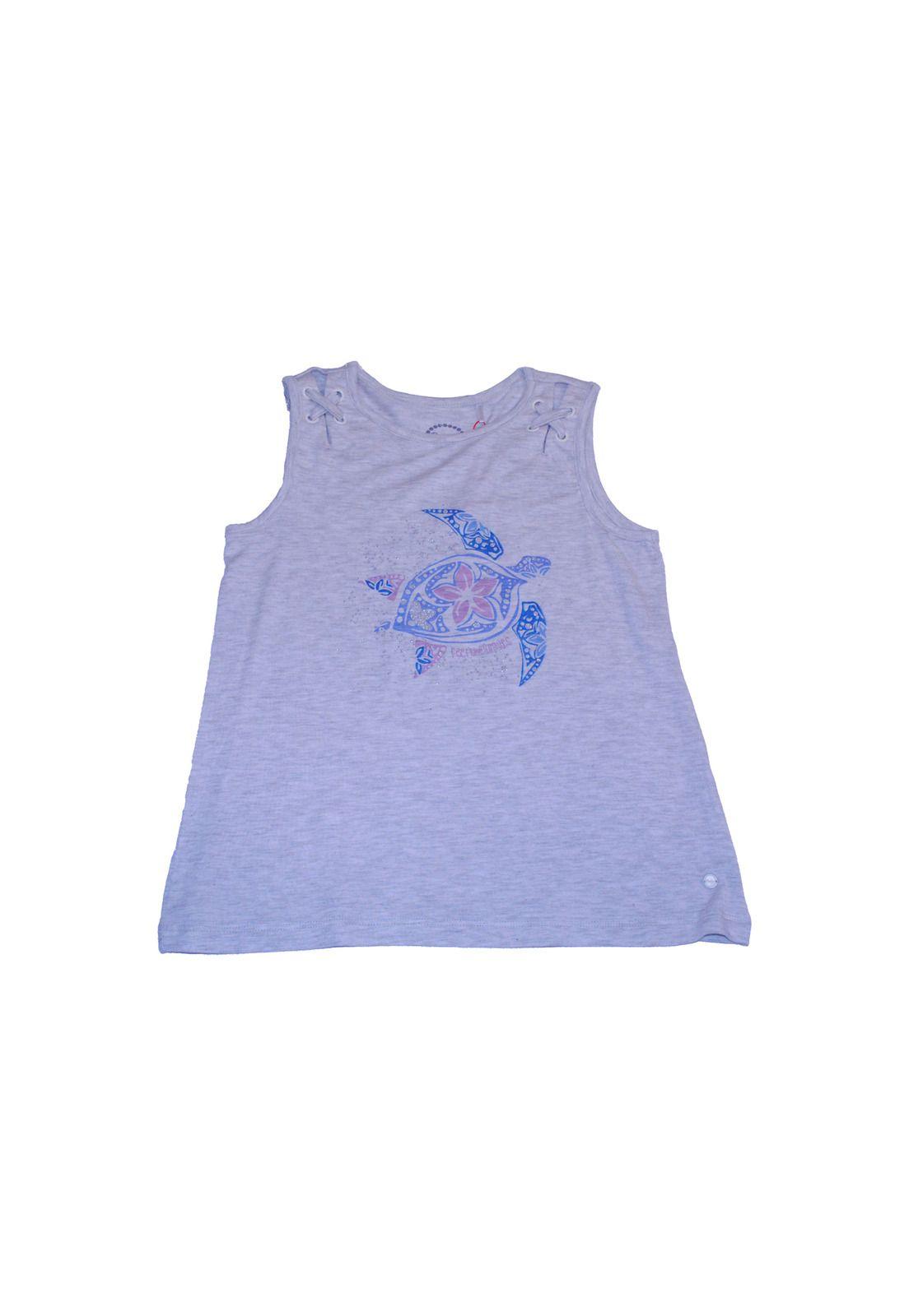 Polera Niña Gris claro Pillin-1
