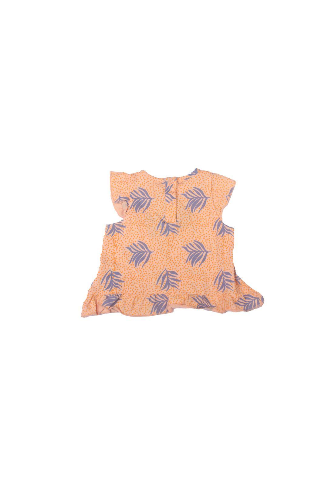 Polera Bebe Niña Naranja Pillin-4
