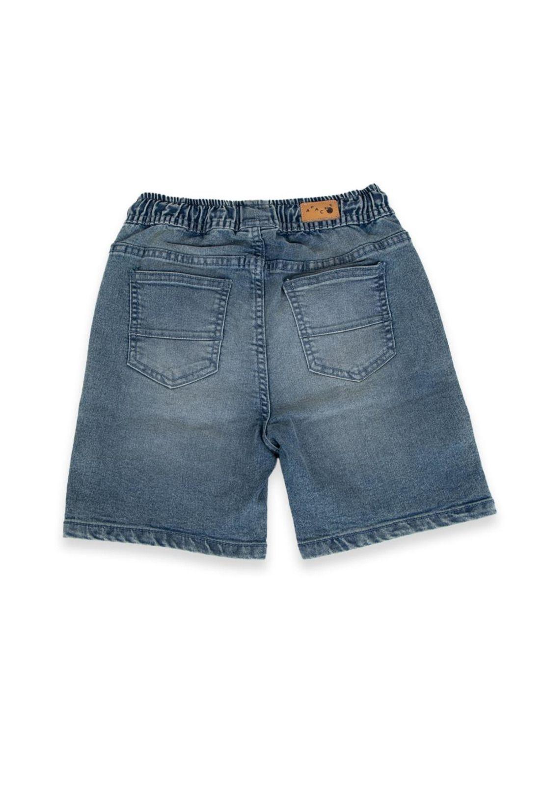 Bermuda Niño Denim Pillin-2