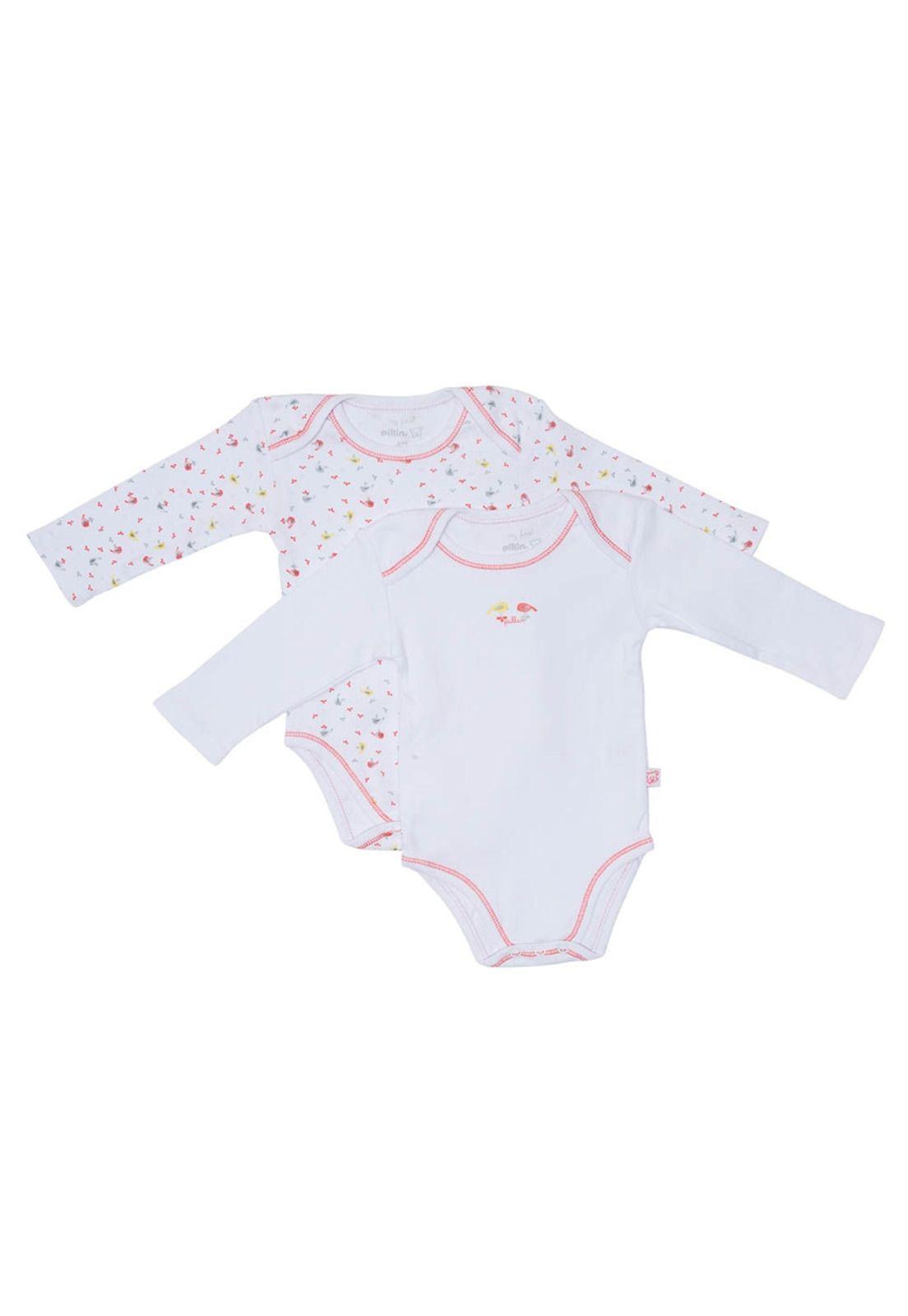 Body M/L Beba 2 Unid Algodón Temporadas Niña Multicolor-3