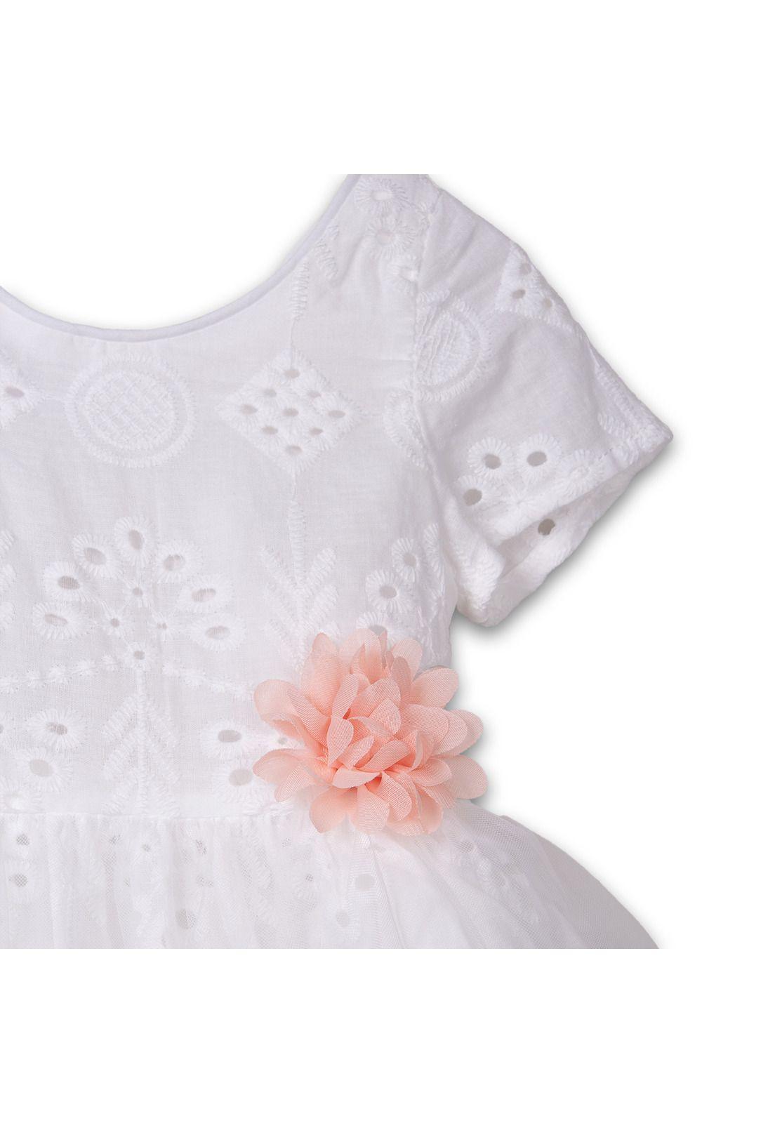 Vestido  Niña Blanco Pillin (PVC859-25BCO)-2